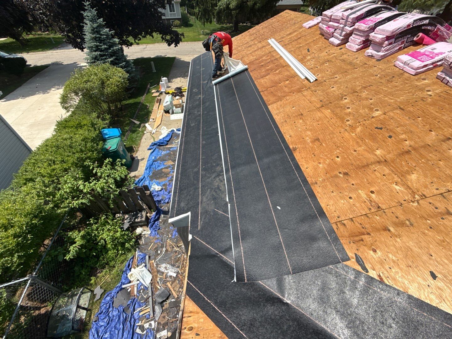 Roof Replacement using Owens Corning Tru Definitions by 180 Contractors
