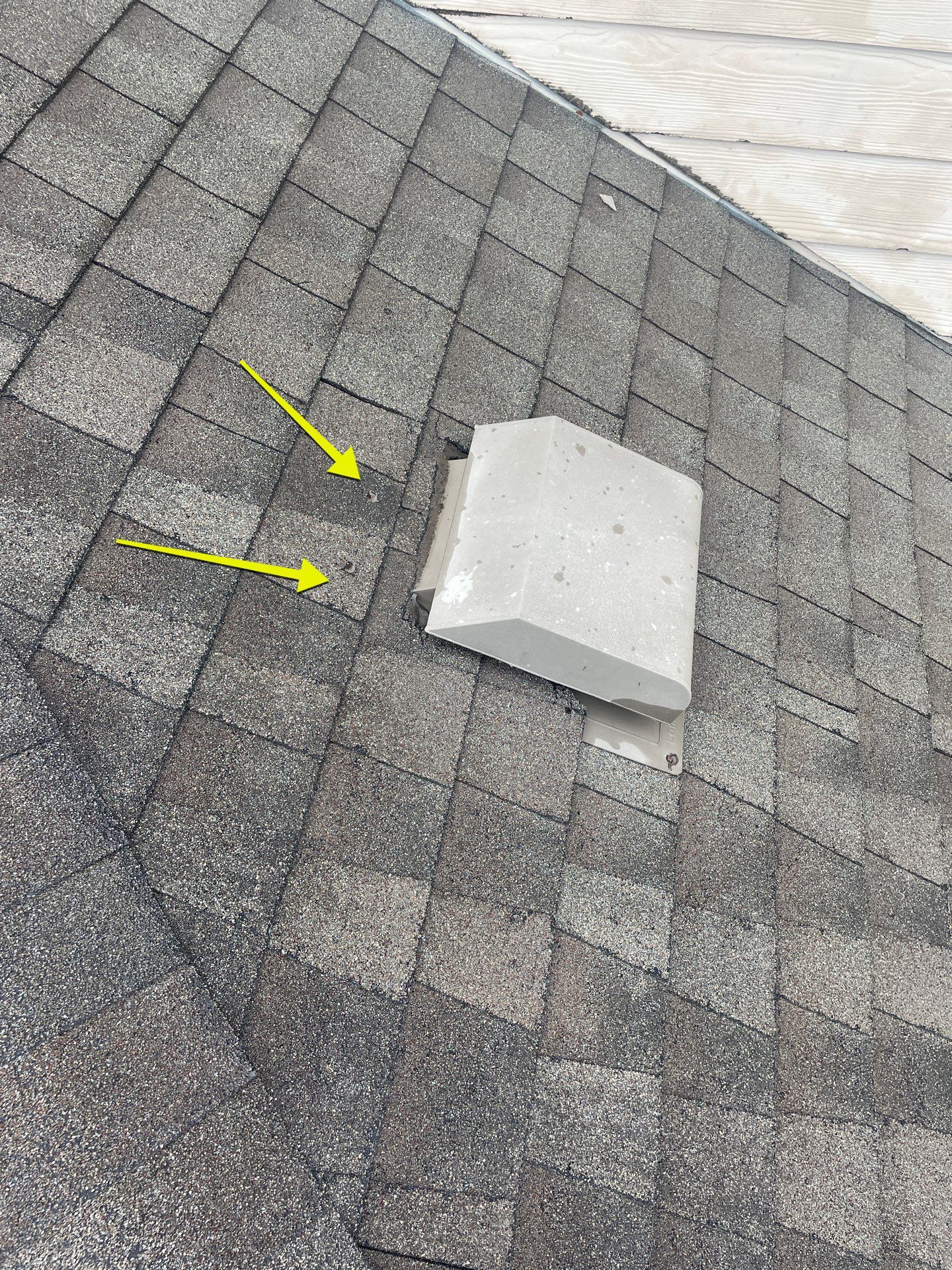 Hail Damage using Owen's Corning Duration (Lifetime) Shingles by Roof Repair Company