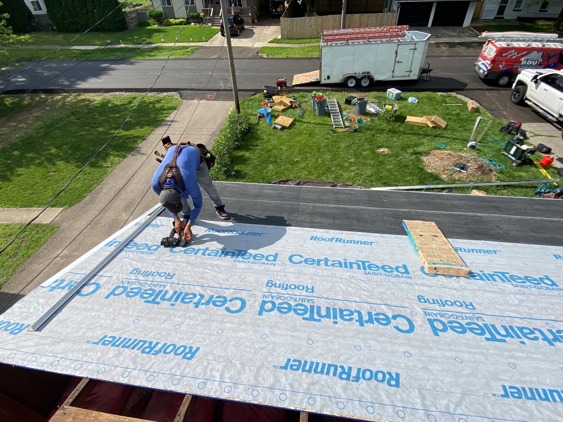 Roof Replacement using CertainTeed Landmark by 180 Contractors
