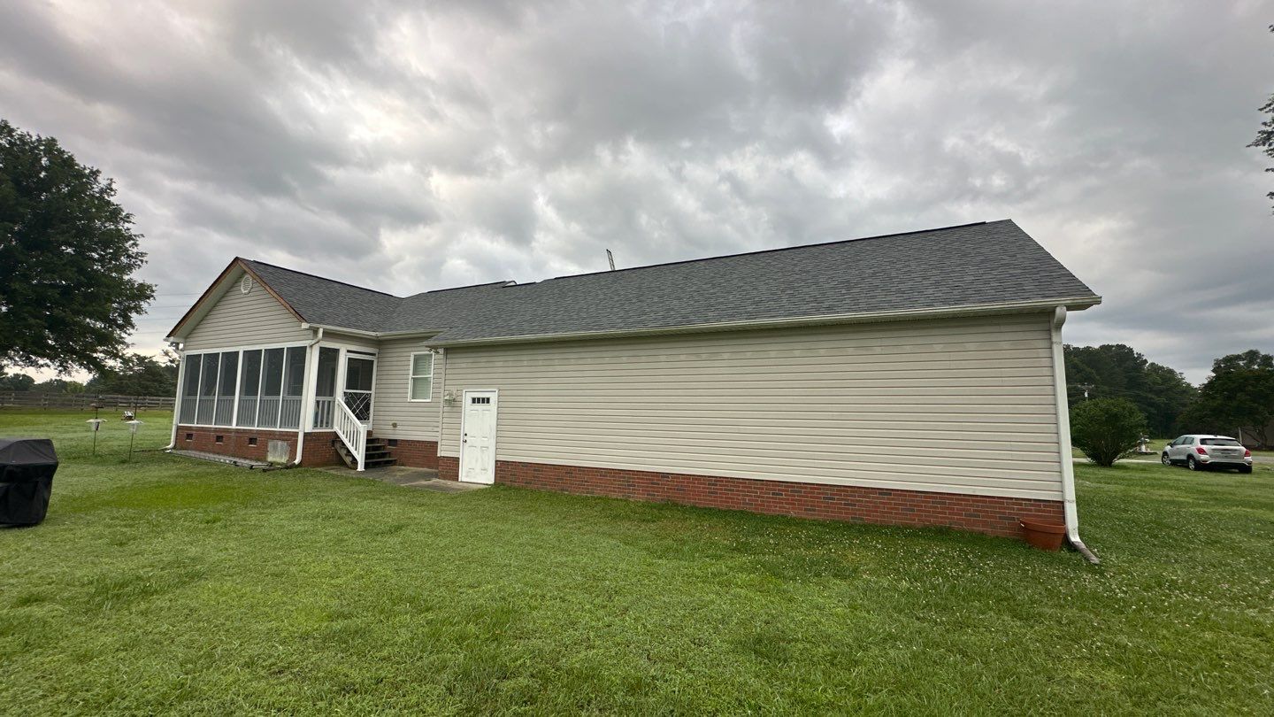 Full Roof Replacement and Gutter Installation in Rock Hill, South Carolina by Merritt Roofing LLC