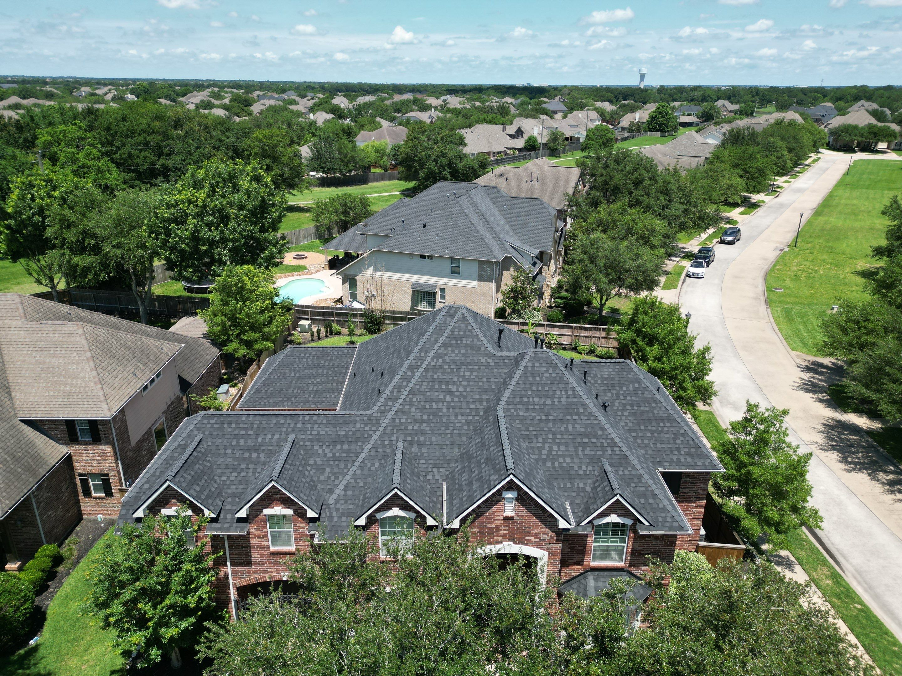 Residential Roofing Installation using IKO Dynasty in Cypress by Core Four Roofing