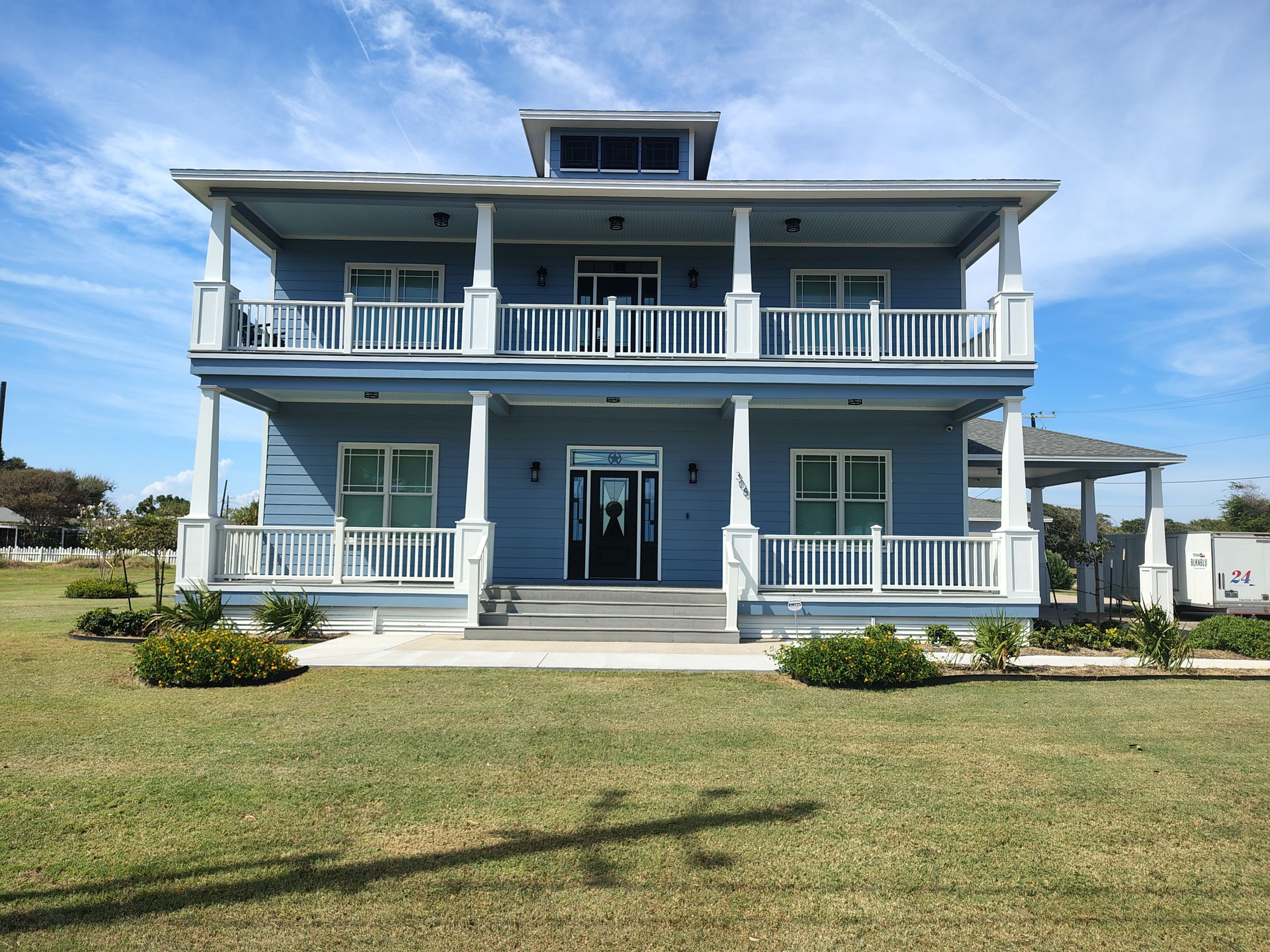Portland Shore Porch Build and Custom Doors by Bayfront Roofing and Construction