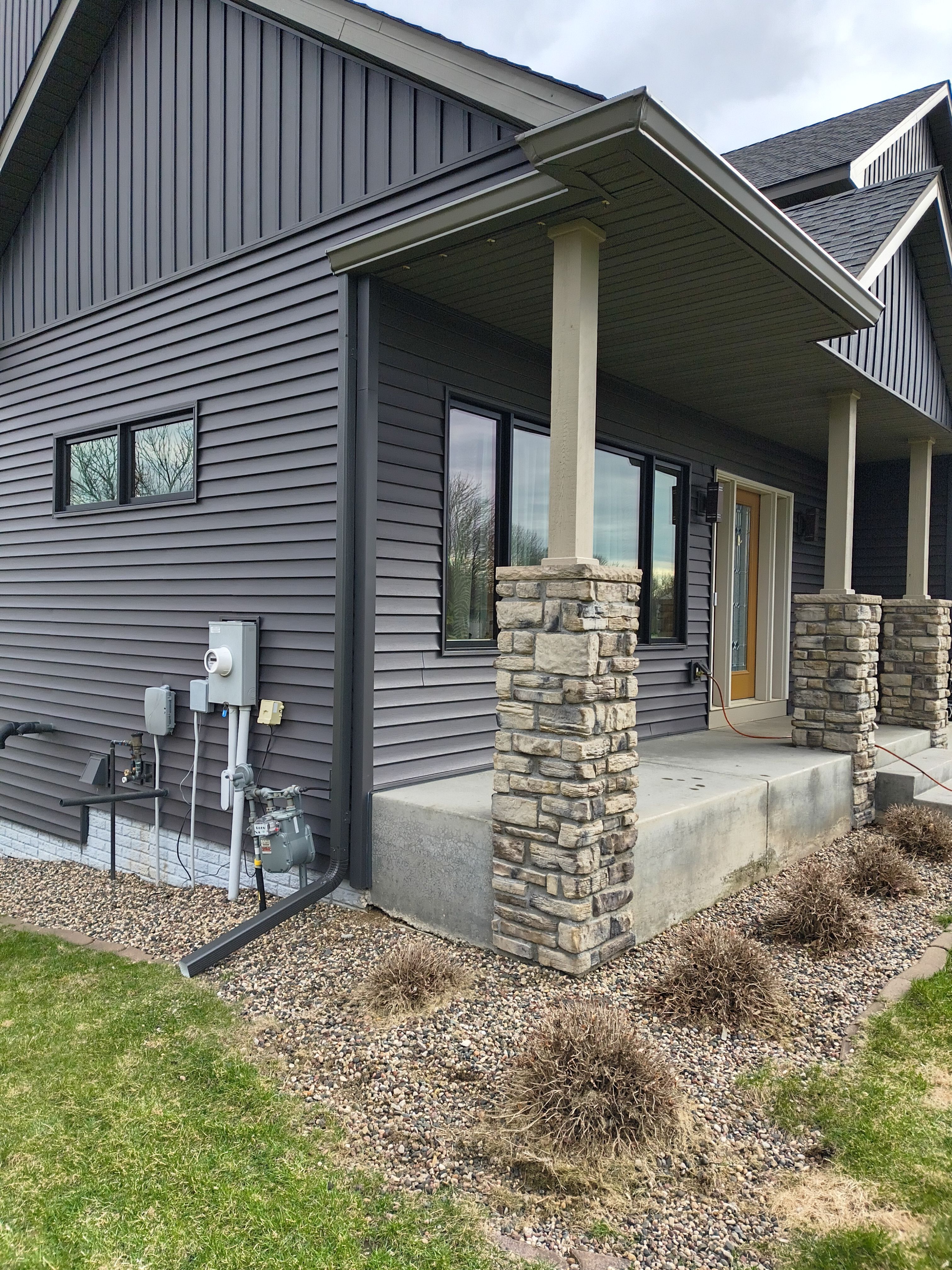 Seamless Gutter Installation in Waverly MN | 6” Gutters & Black Screen Gutter Guards by Next Level Seamless Gutters / Exteriors Inc.