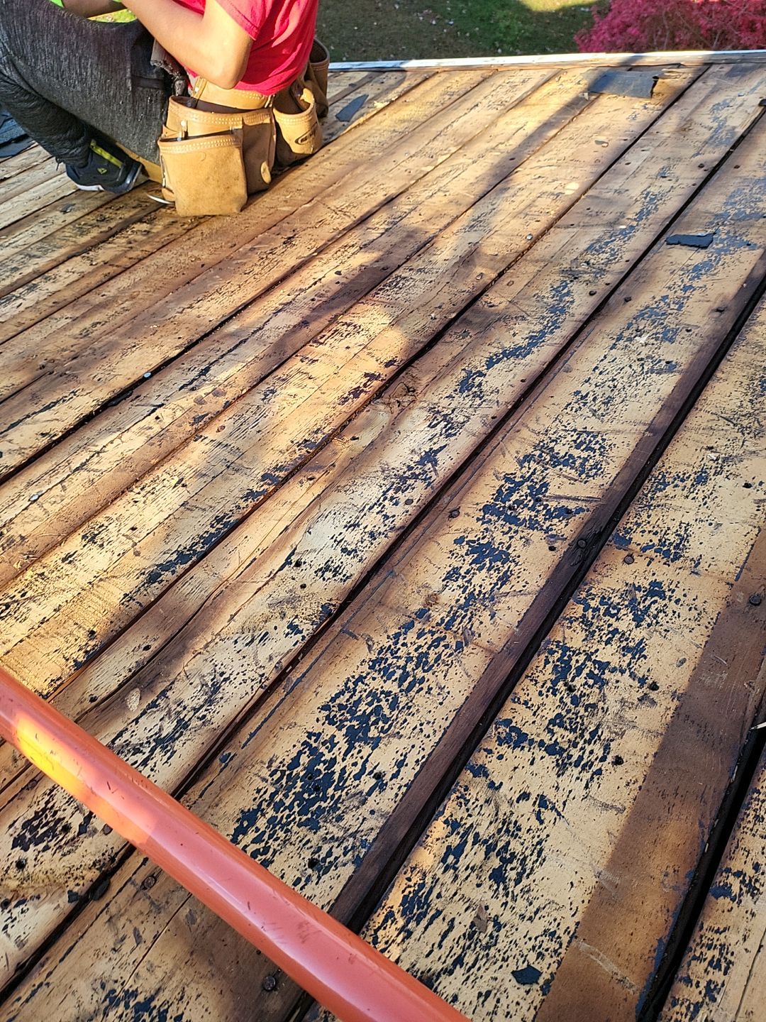 Residential Roofing Installation using Owens Corning TruDefinition Slatestone Gray by A Plus Exterior