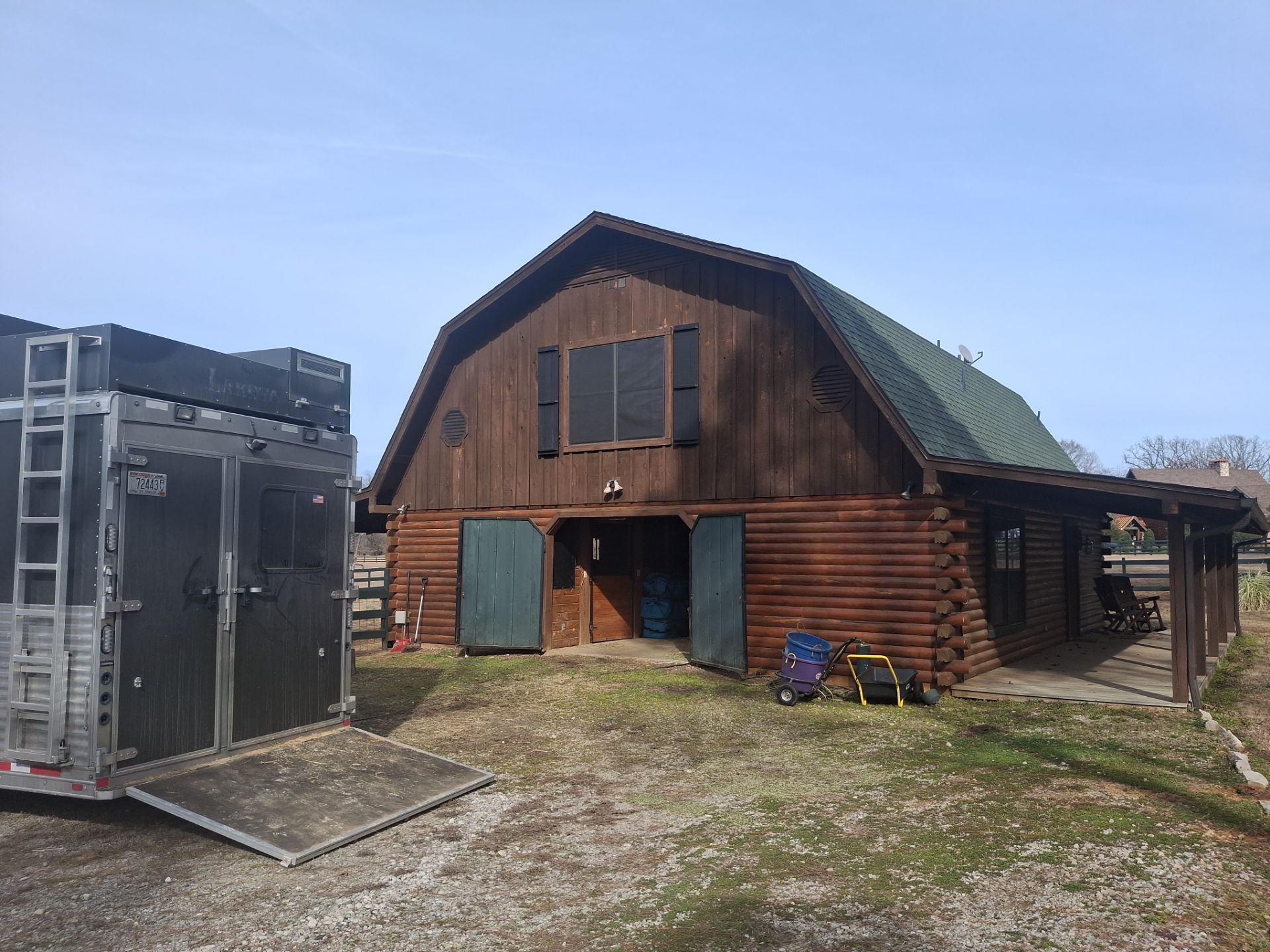 A Complete Exterior Refresh for a Custom Log Home & Property in Alba, Texas by Quality Coats Painting