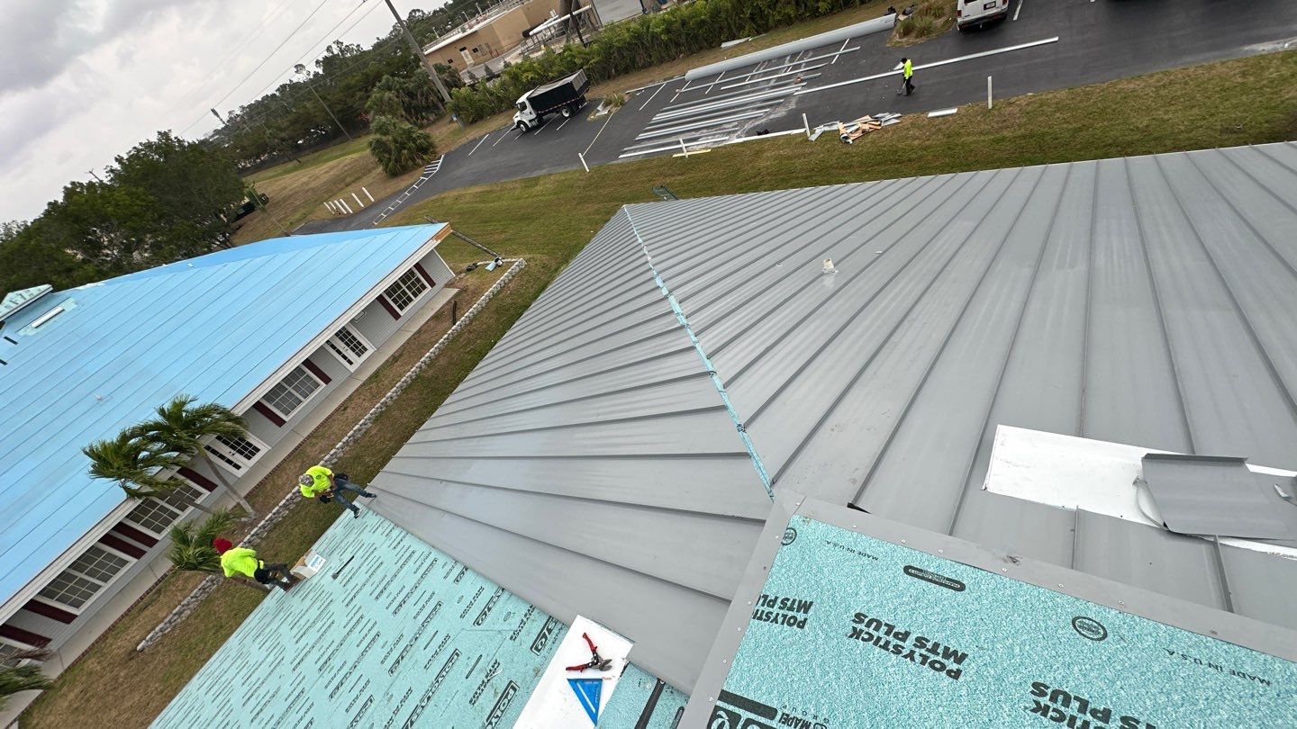 Commercial Standing Seam Metal Replacement in Fort Myers, FL by International Roofing