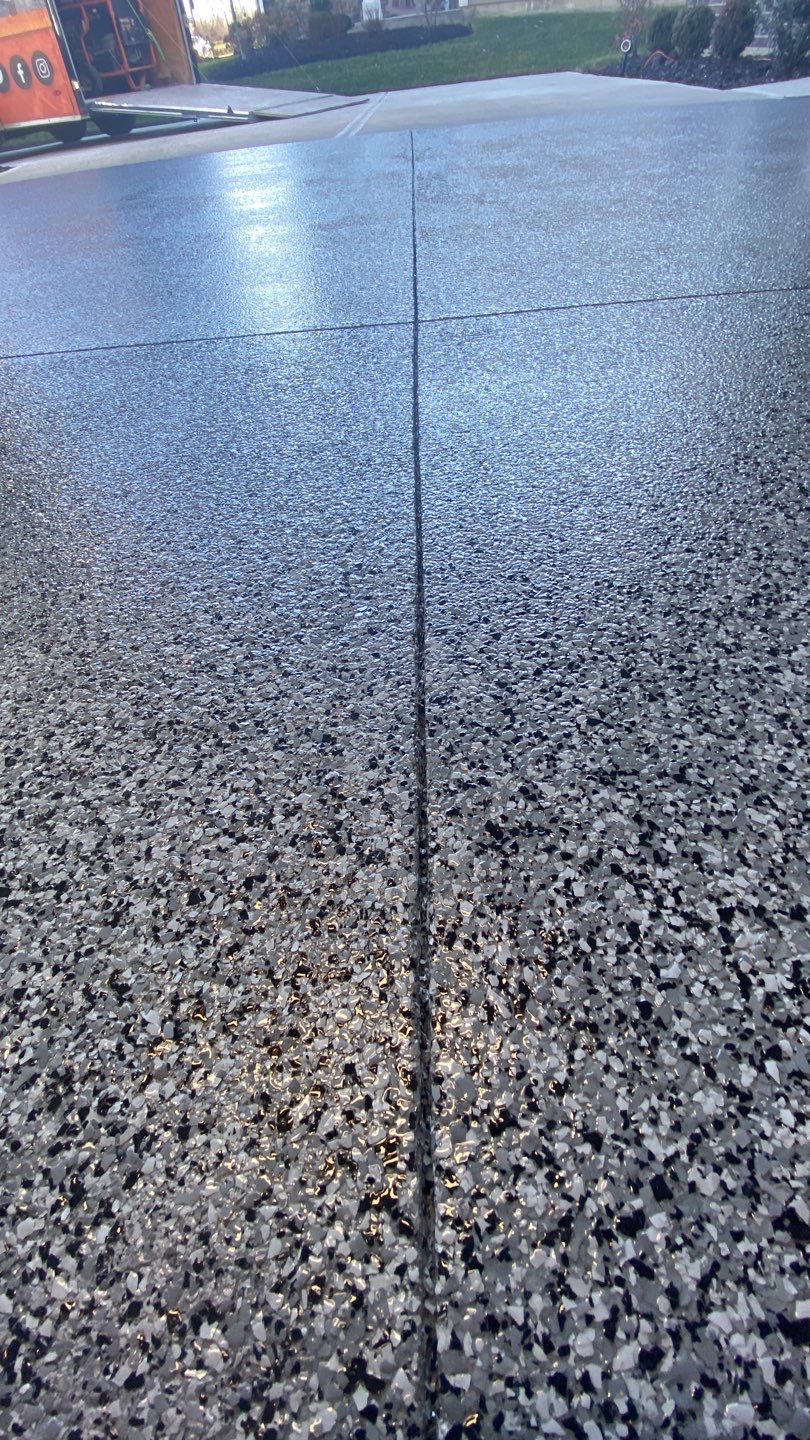 Garage Floor using Smoke by Your1DayFloor.com