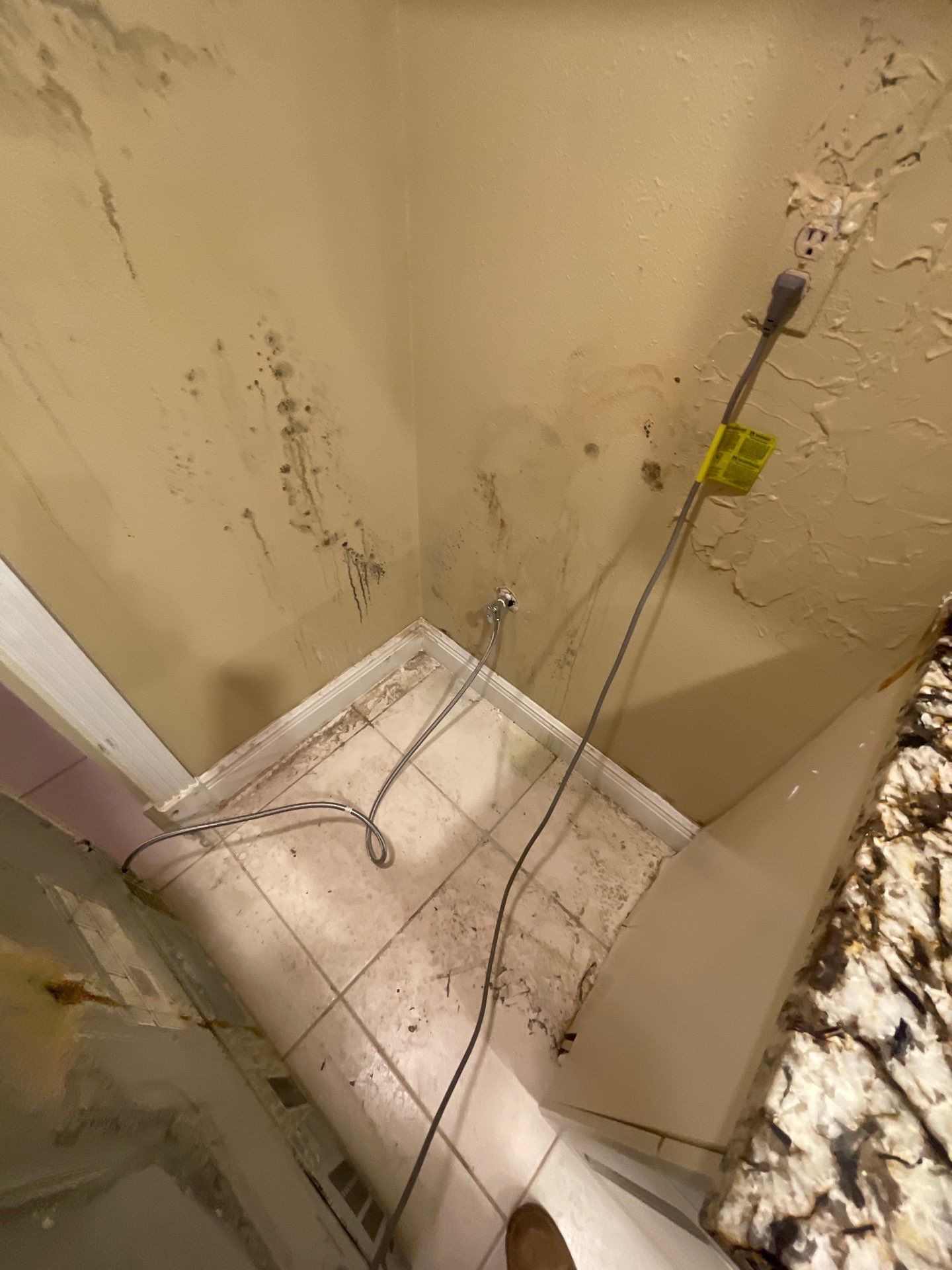 Mold remediation and rebuild of kitchen and living areas by Bay Coast Restoration 