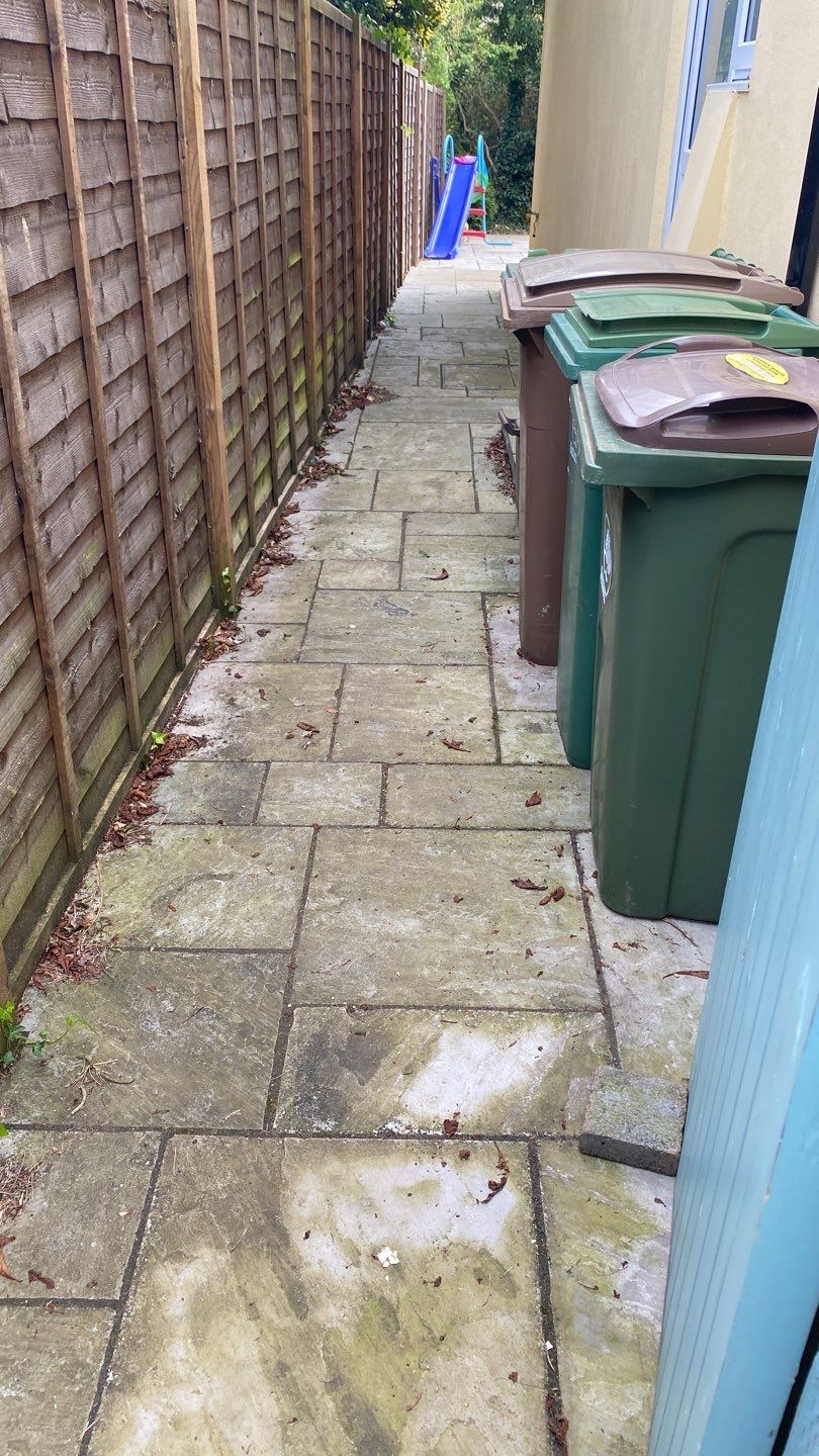 Patio Clean using honda 21 ltr/min by Ges Exterior Cleaning ltd