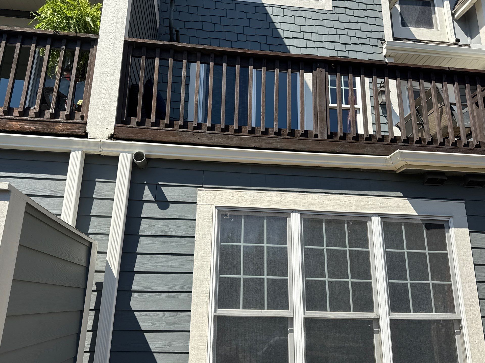 5" Gutter Installation on Townhouse Project by Next Level Seamless Gutters / Exteriors Inc.