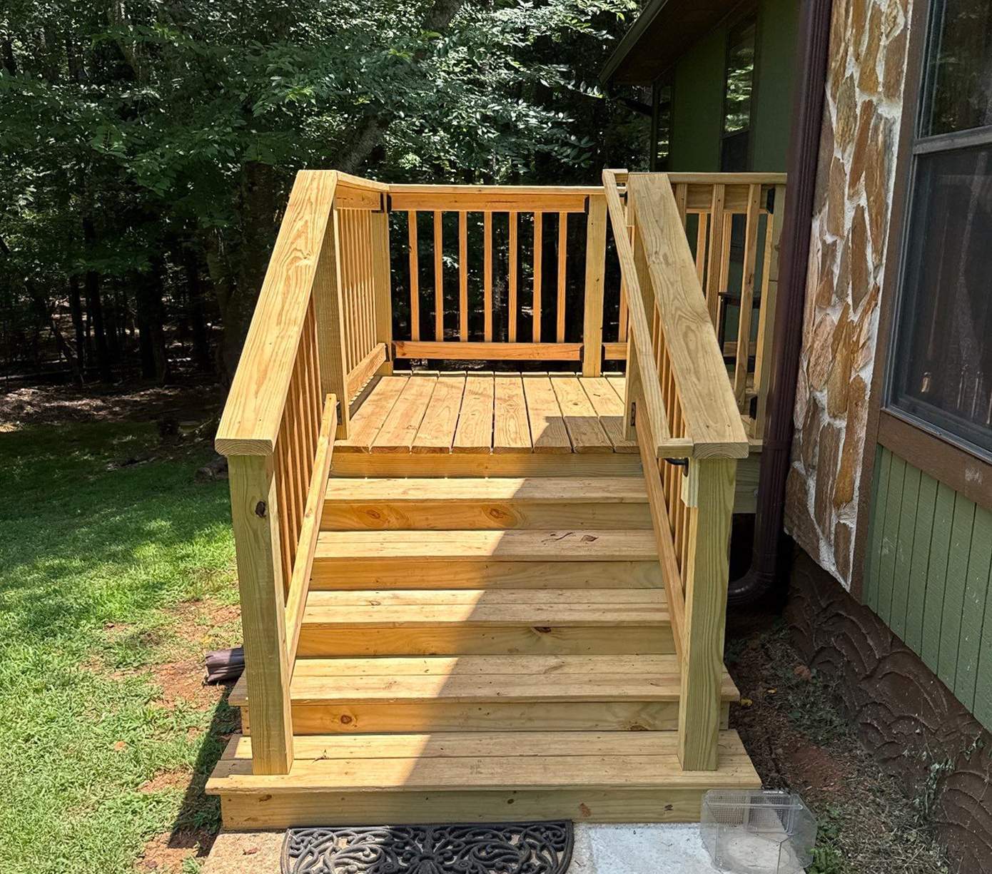 Kennesaw, GA Deck Build using Pressure Treated Pine by Nelson Exteriors