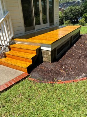 Deck using Wood Sealant