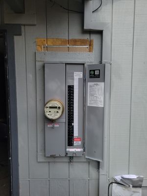 Main panel upgrade