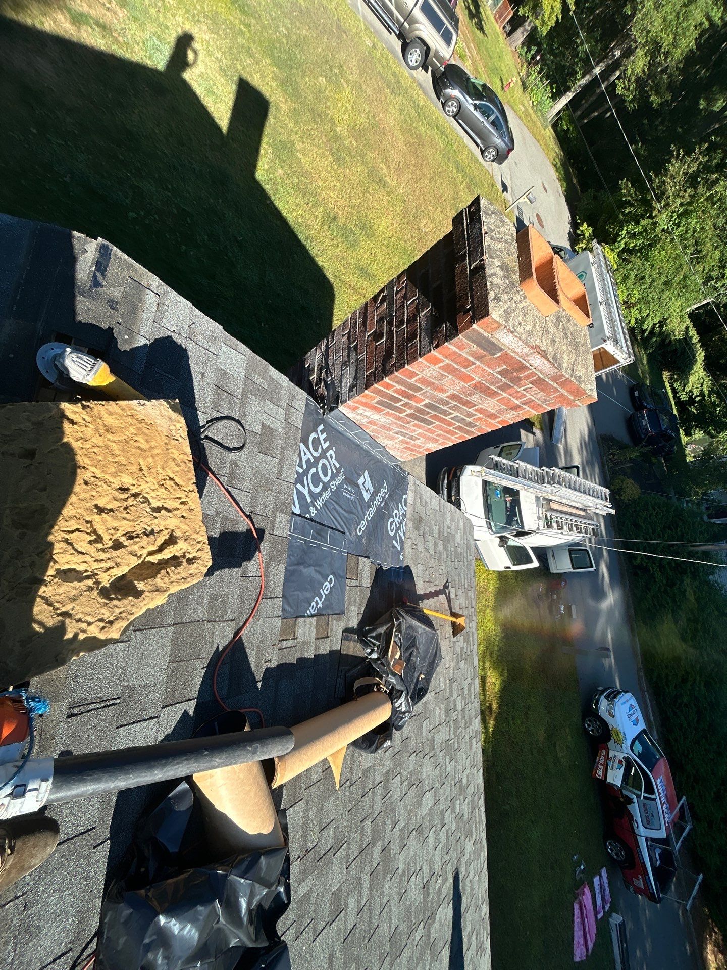 Tewksbury Attic Ventilation Upgrade with Chimney & Pipe Boot Reflashing by Mighty Dog Roofing of Greater Middlesex County