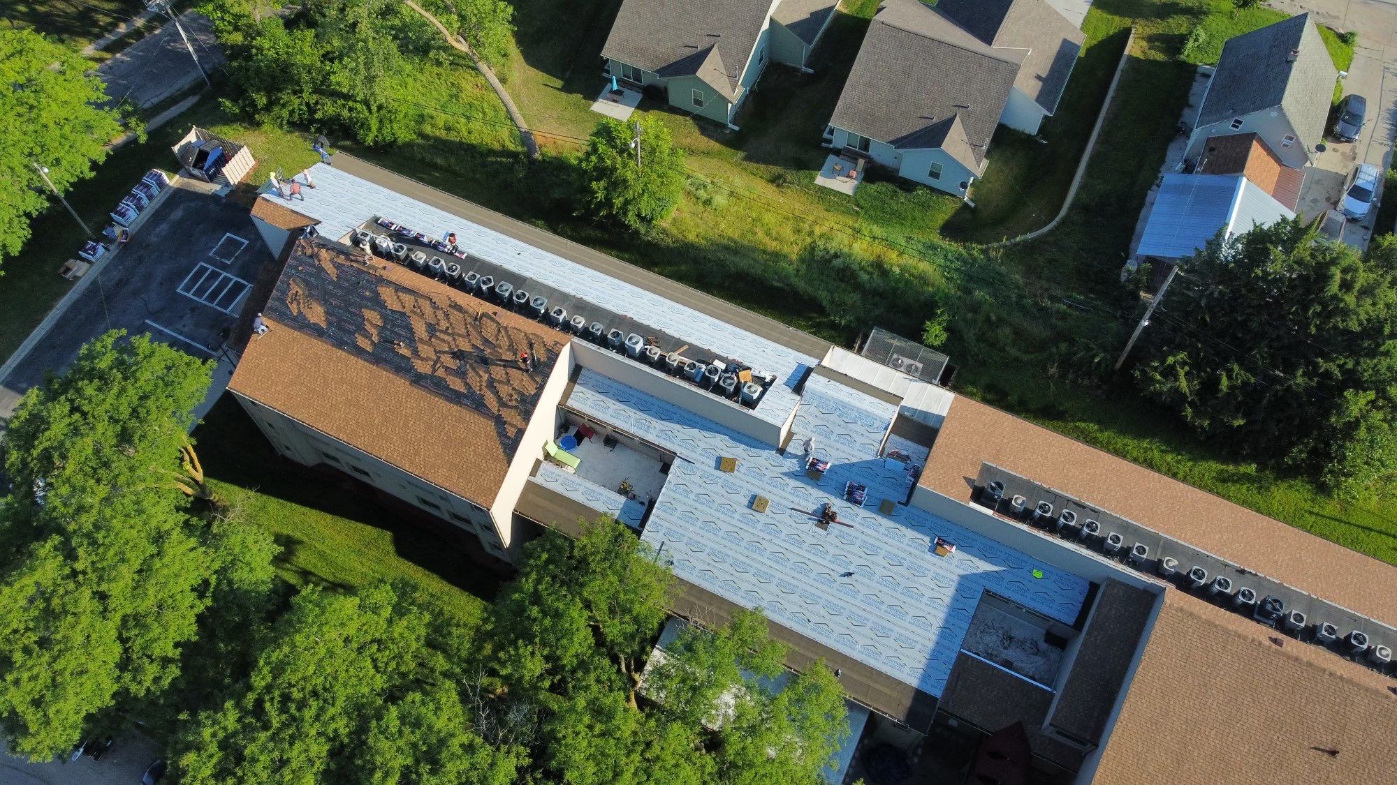 Lightning Commercial Restoration using Tamko Titan by Lightning Exteriors