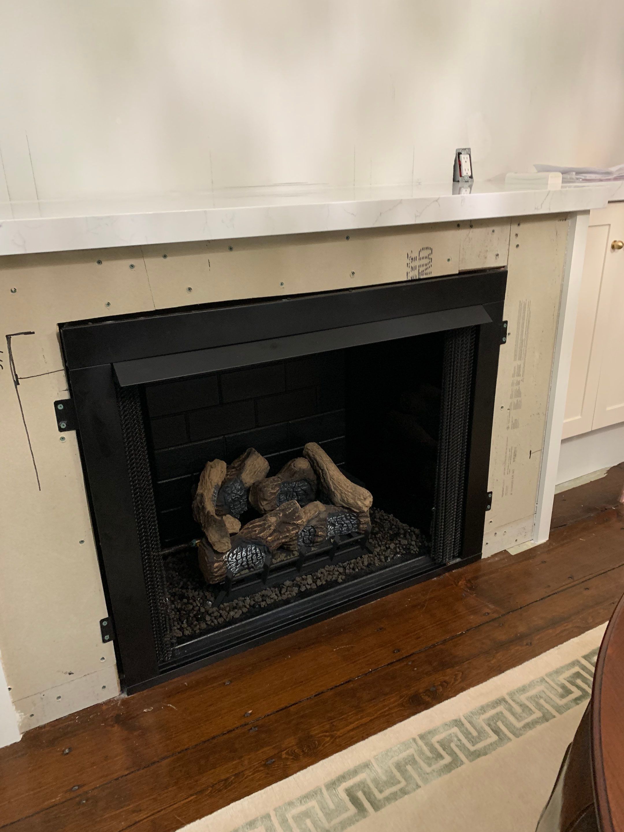 Gas Fireplace and Insert  by Neighborhood Chimney Services 