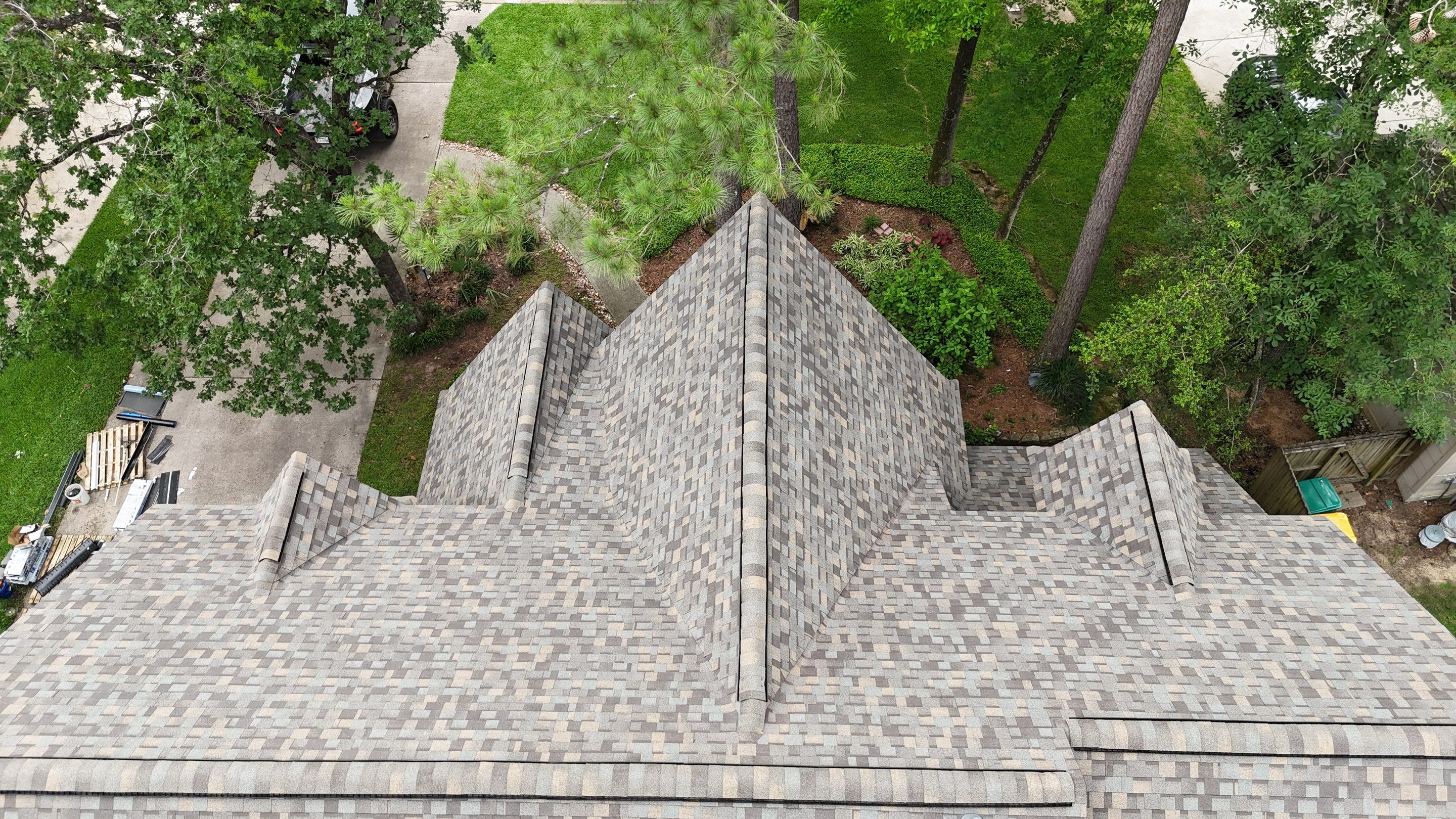 Residential Roofing Installation using IKO Dynasty by Core Four Roofing