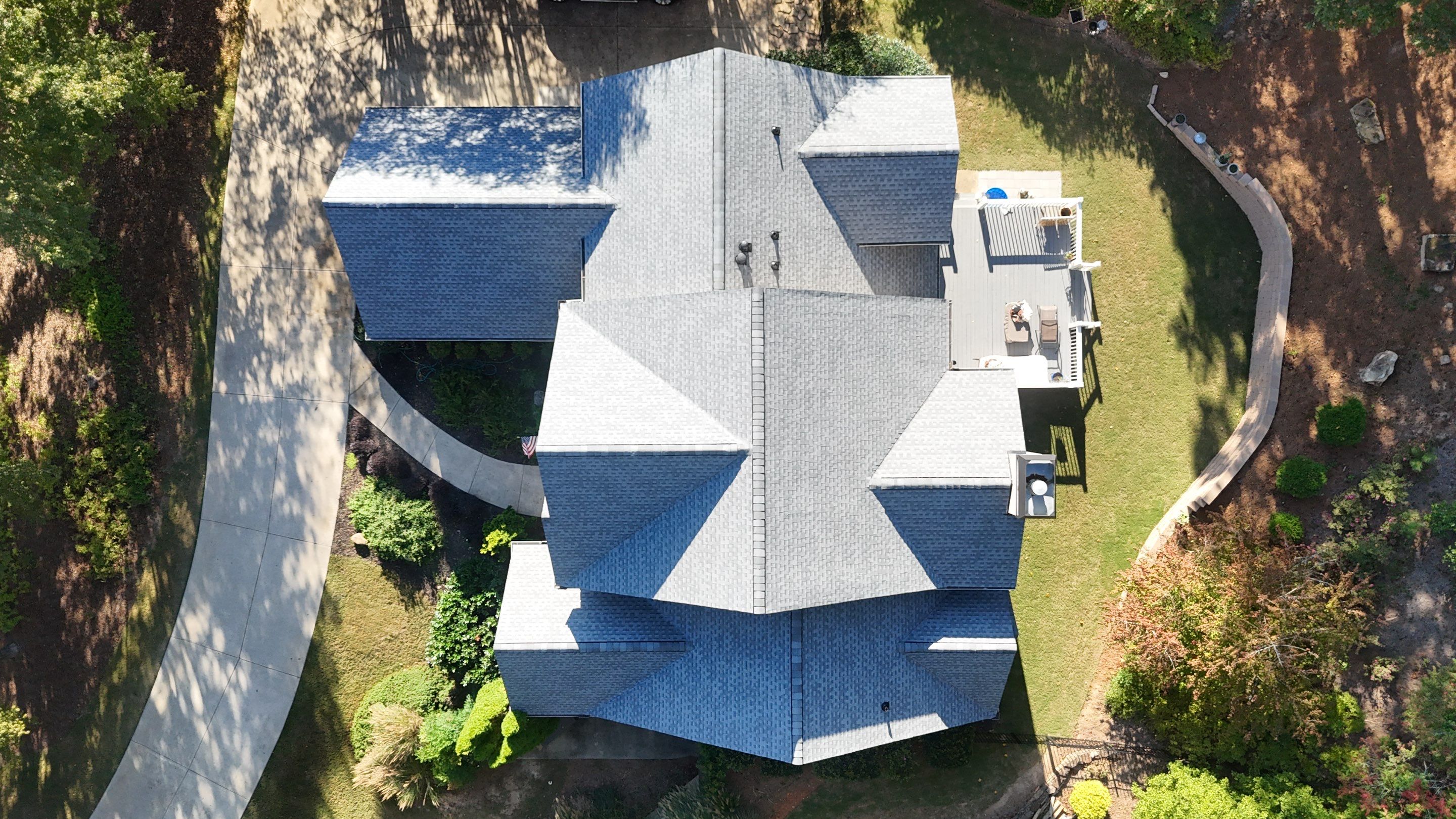Alpharetta, GA Roof Replacement GAF Timberline HDZ Pewter Gray by Reset Roofing