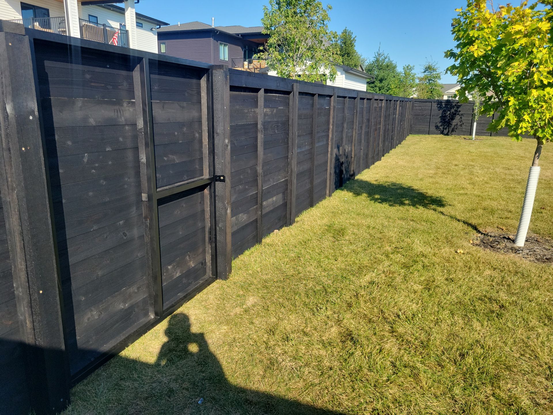 Project in Cedar by Perfect Picket Fence and Stain