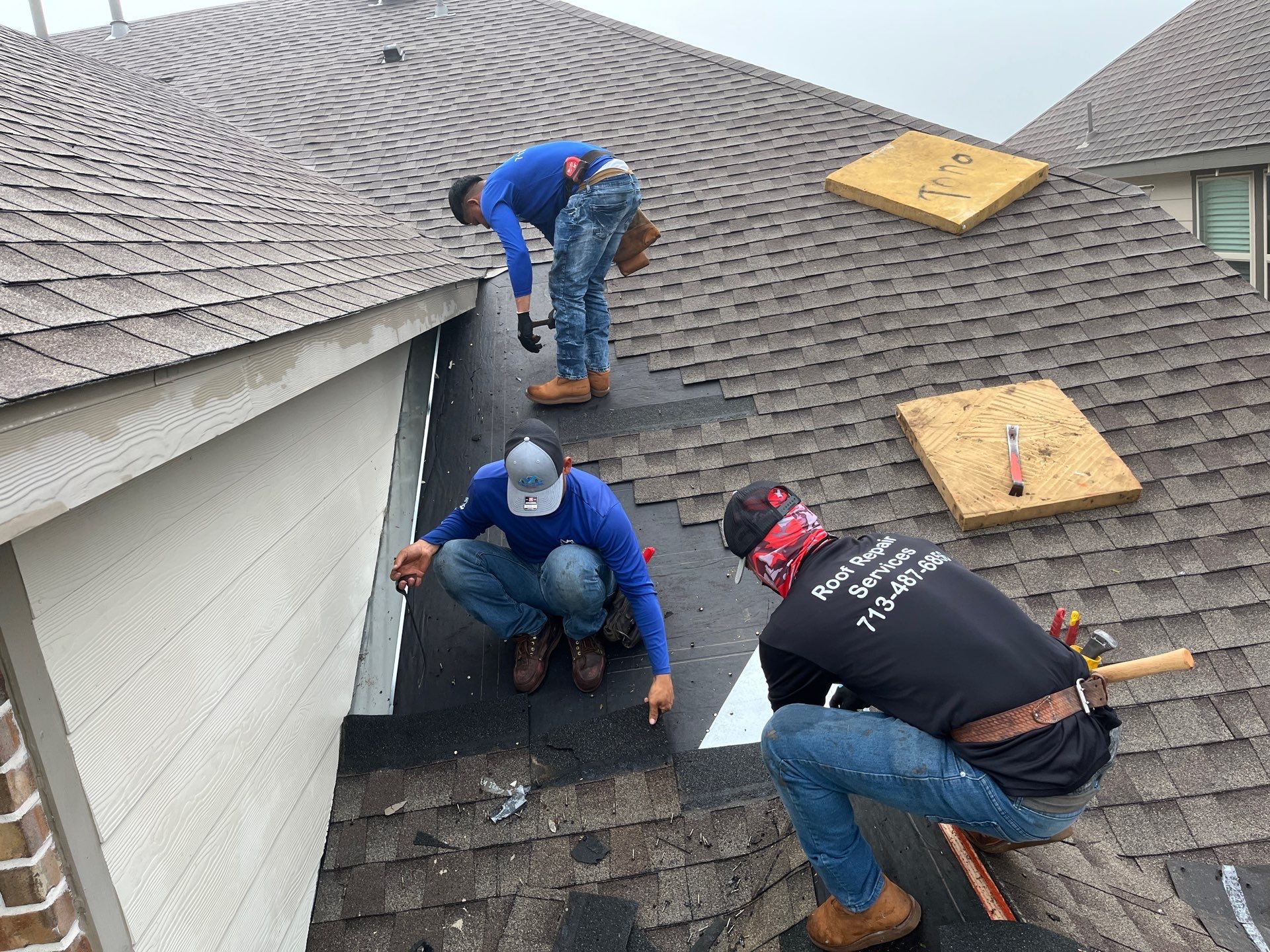 Residential Roofing Repair using Owen's Corning Duration (Lifetime) Shingles by Roof Repair Company