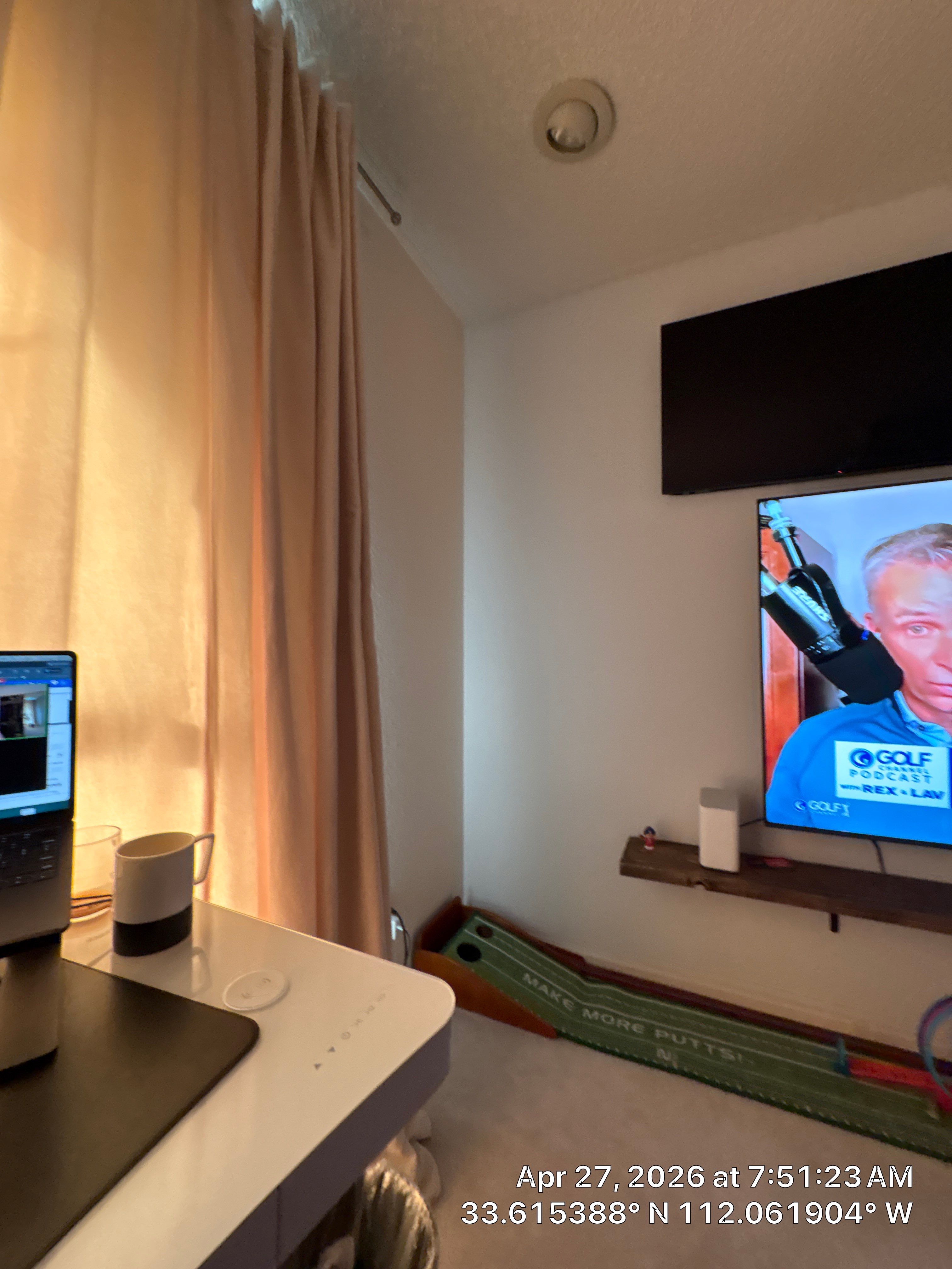 Custom Home Office and Media Suite Installation in Phoenix by CompanyCam Sales Demo