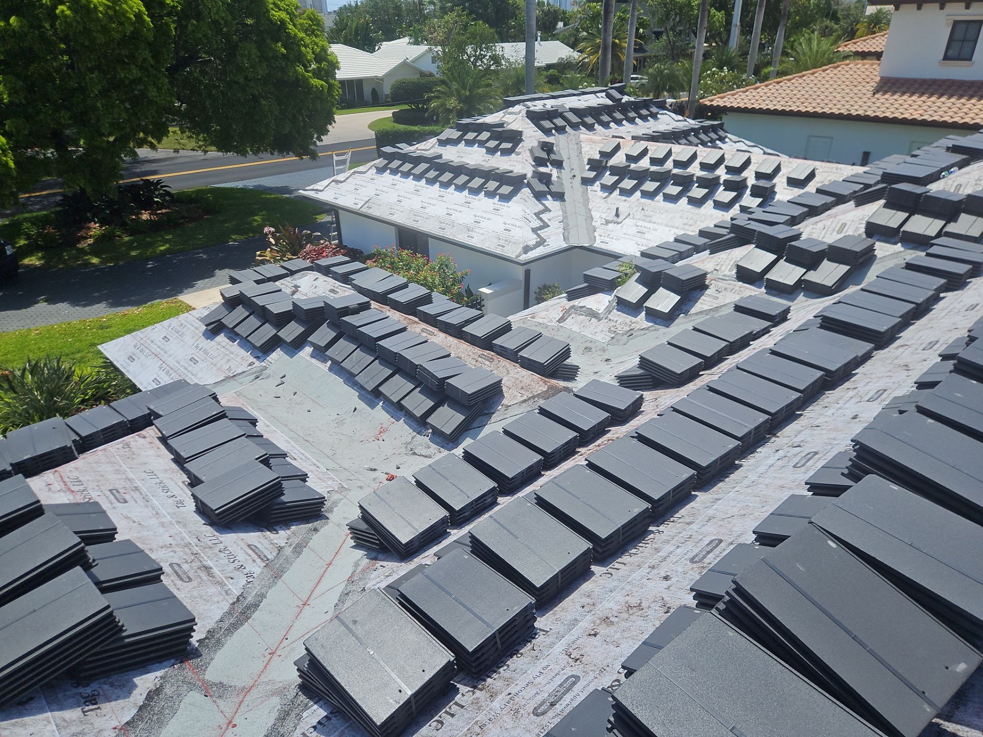 Residential Roofing Installation using WestLake Roofing Tile by BLUES BROTHERS ROOFING