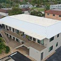 24ga 1.5" Mechanical Seam Regal White  by Total Roofing System The Metal Roof Experts