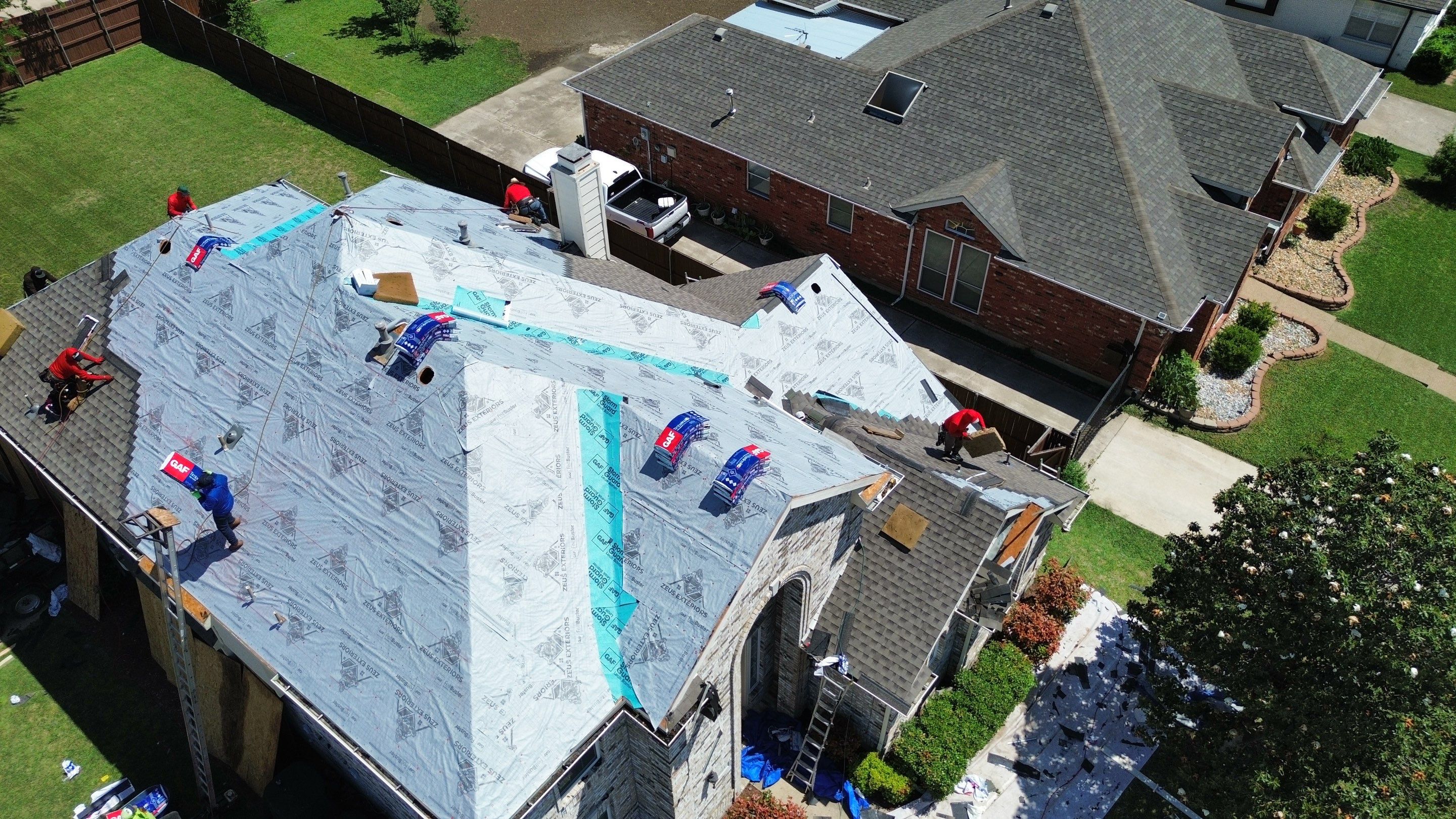 Project in Murphy  by Zeus Exteriors