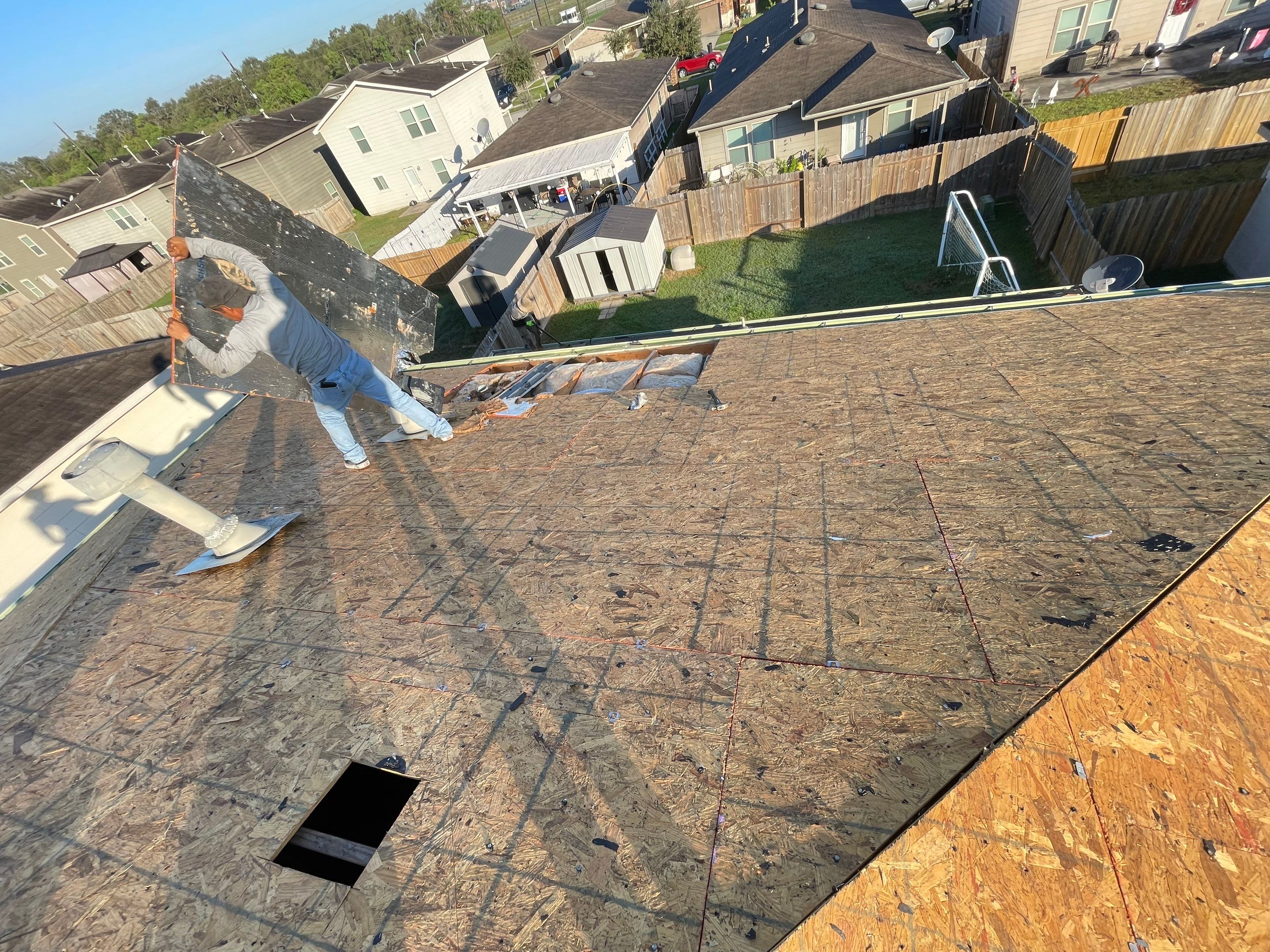Residential Roofing Installation using Atlas ProLam® Shingles Black Shadow Color by CAP Roofing and Construction LLC