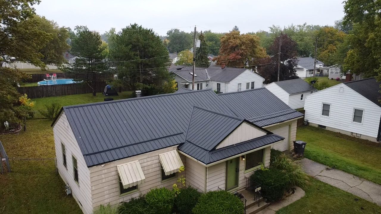 Residential Roofing Installation using Exposed Fastener Metal Roof by 4Ever Metal Roofing