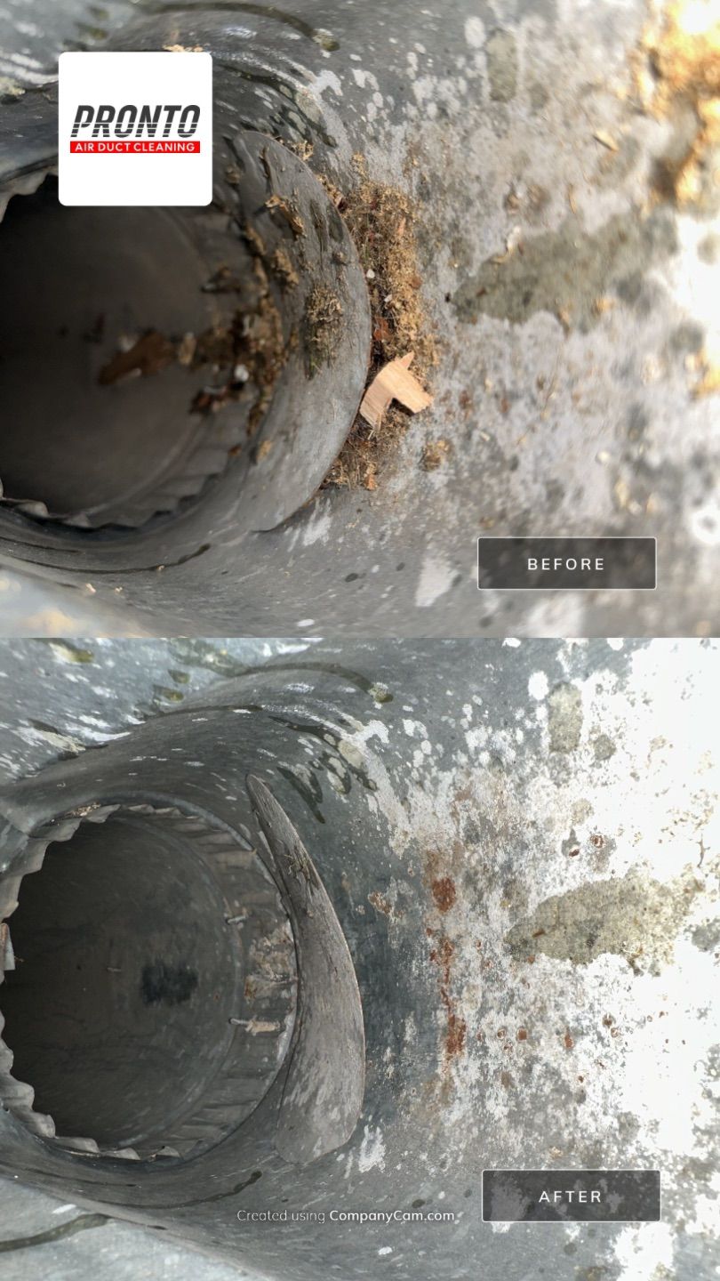 Air duct cleaning using Hypervac by Pronto Air Duct Cleaning