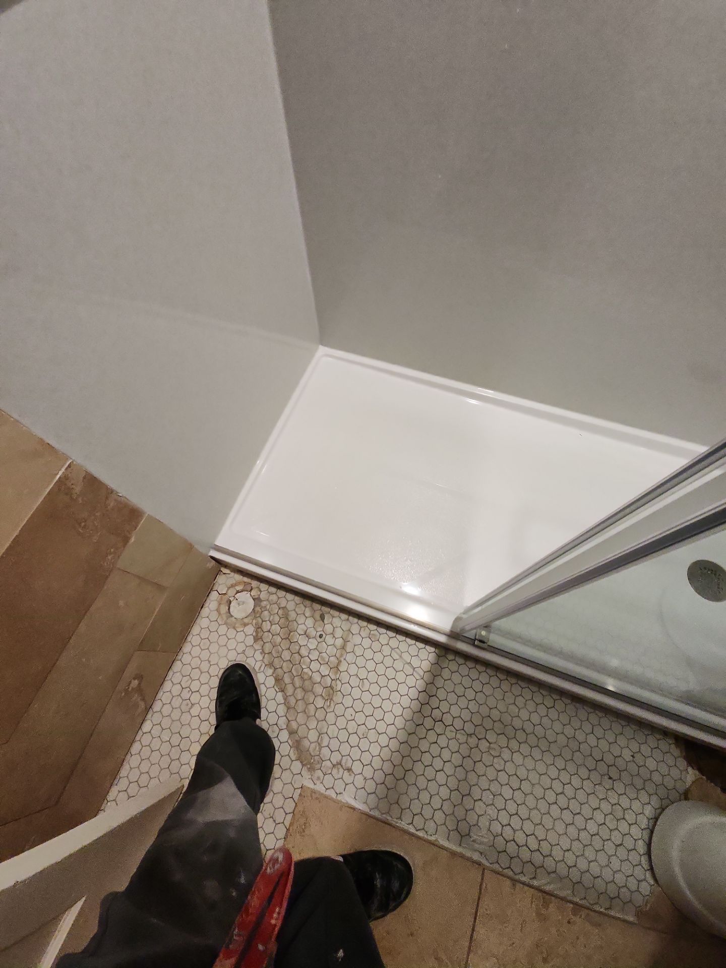 Bathroom Remodel using Onyx by The Shower Company