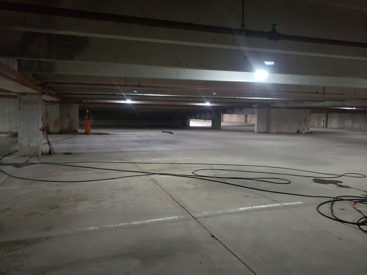 Downers Grove, Parking garage by Northern Power Washing LLC.