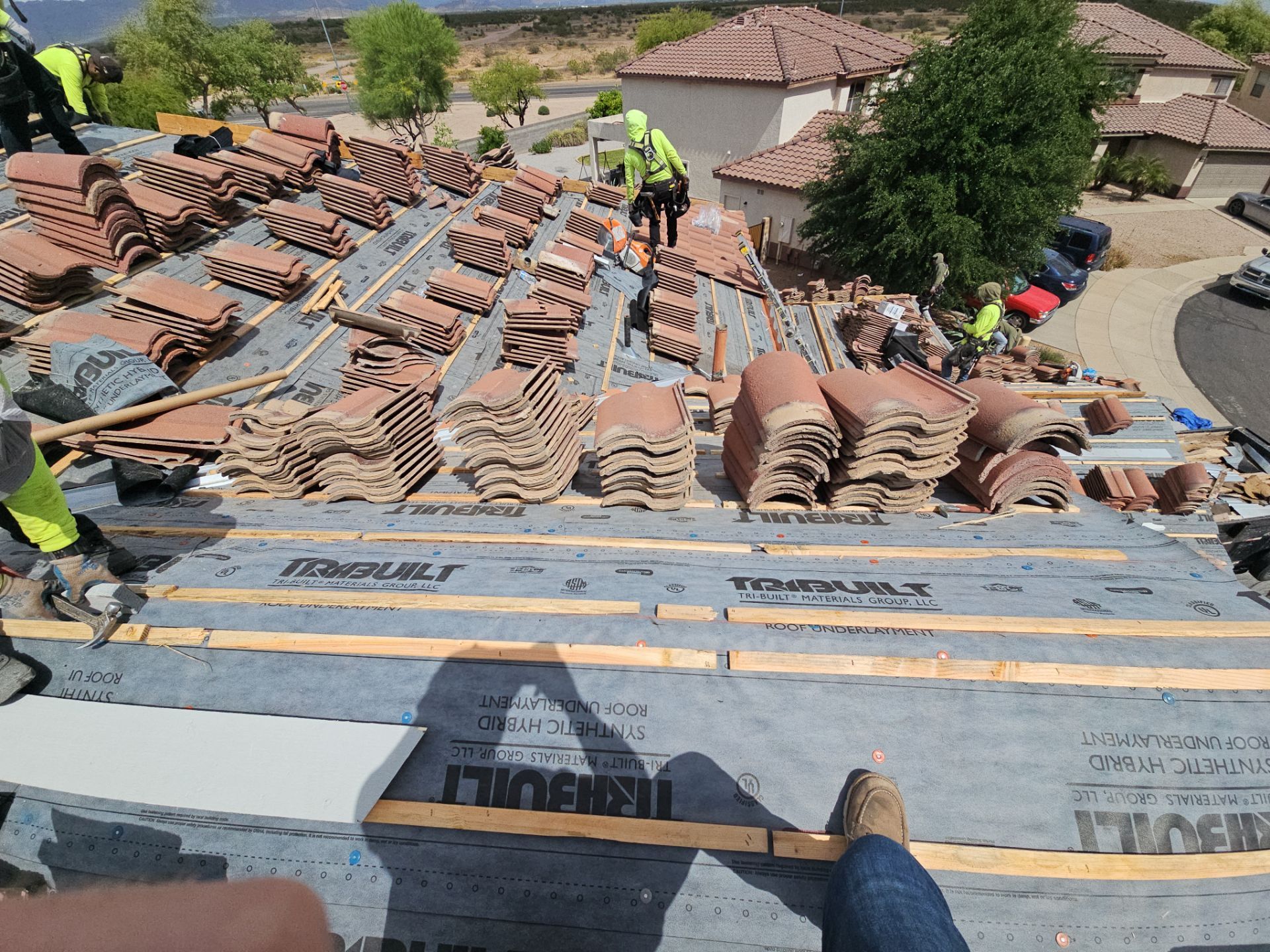Concrete Tile Refelt by Weather-Tite Exteriors LLC