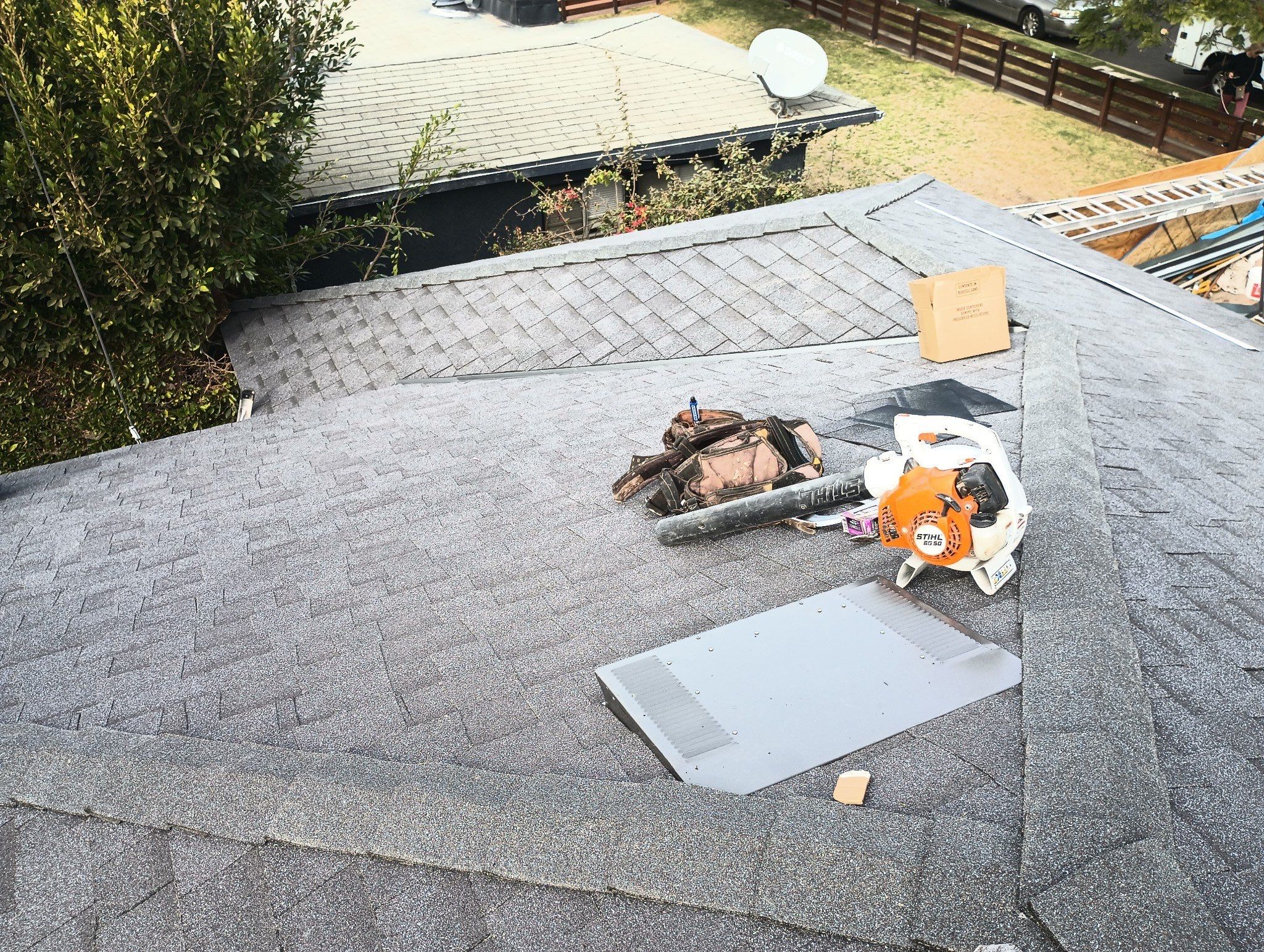 Residential Roofing Installation using Owens Corning Duration Cool Shingles by Hull Brothers Roofing
