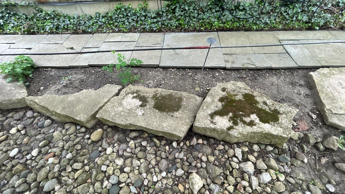 Winnetka, IL bluestone patio cleaning by Northern Power Washing LLC.