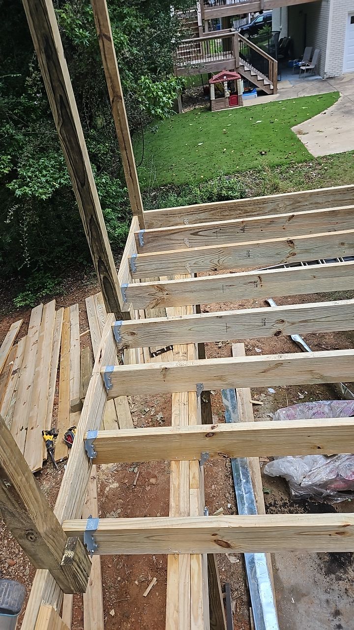 South Trace Lane - Deck Installation and Chimney Repair by Pillar and Pine