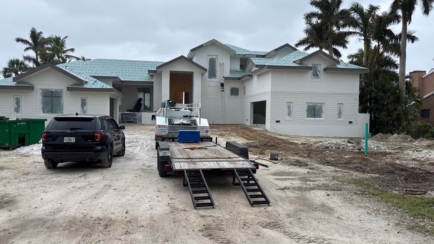 Residential New Construction Metal Installation in Fort Myers by International Roofing