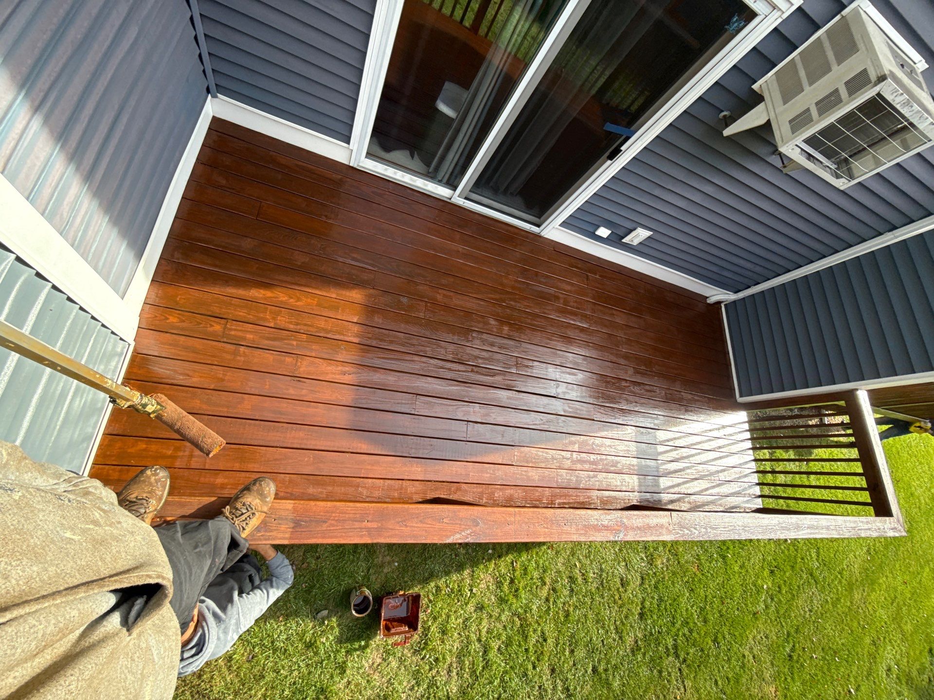 Deck Painting Project in Hampton by Top-Rated Home Improvement
