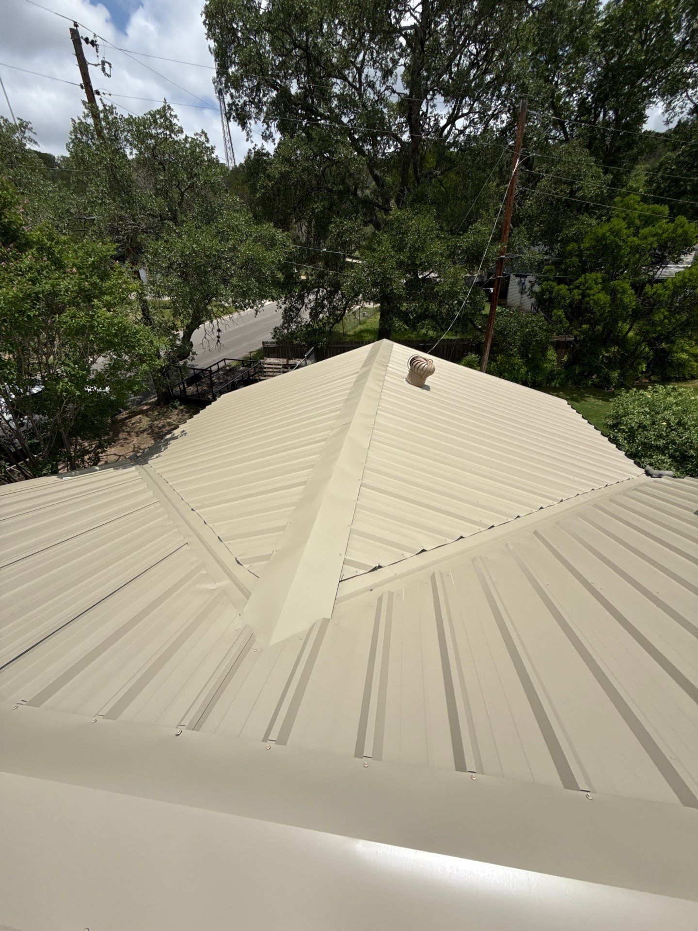 Residential Metal Roof Replacement and Custom Fascia Repair in Kerrville by Rich the Roofer LLC