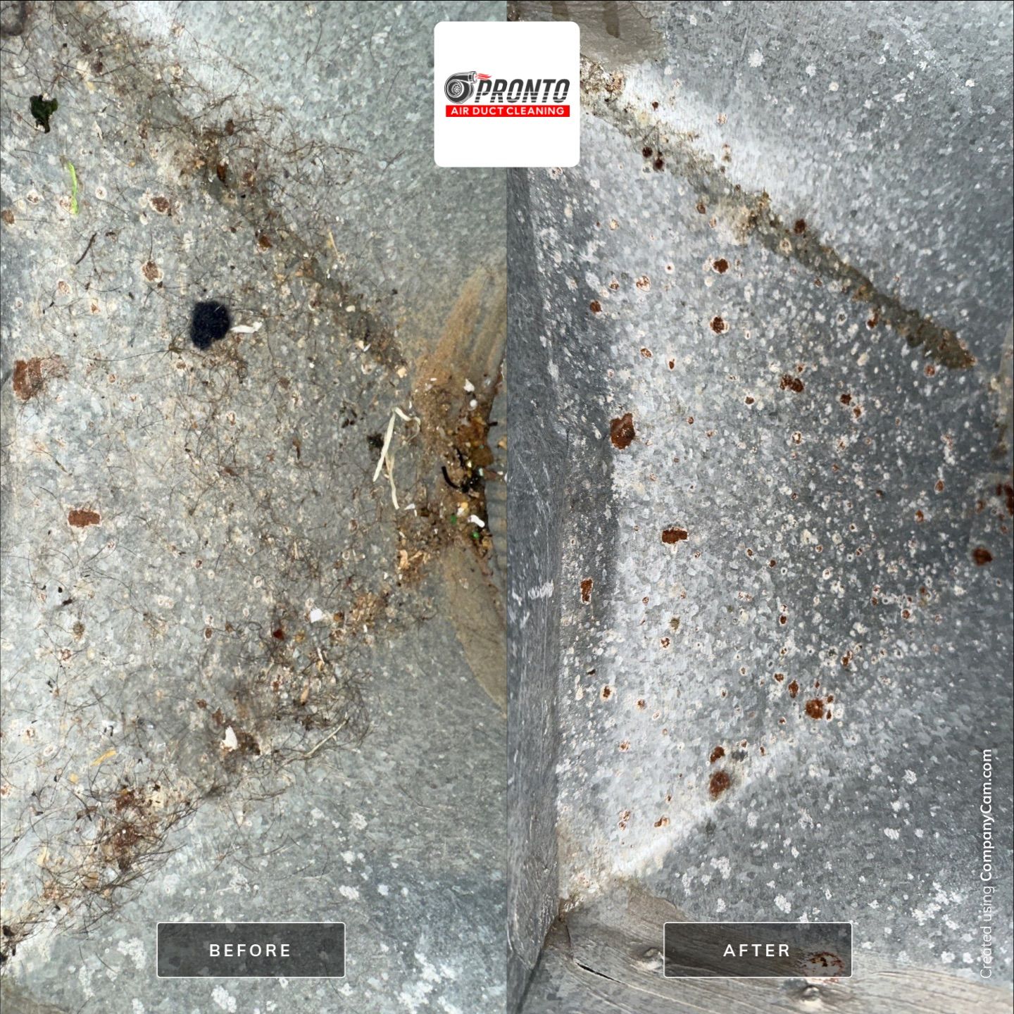 Air duct cleaning using Hypervac by Pronto Air Duct Cleaning