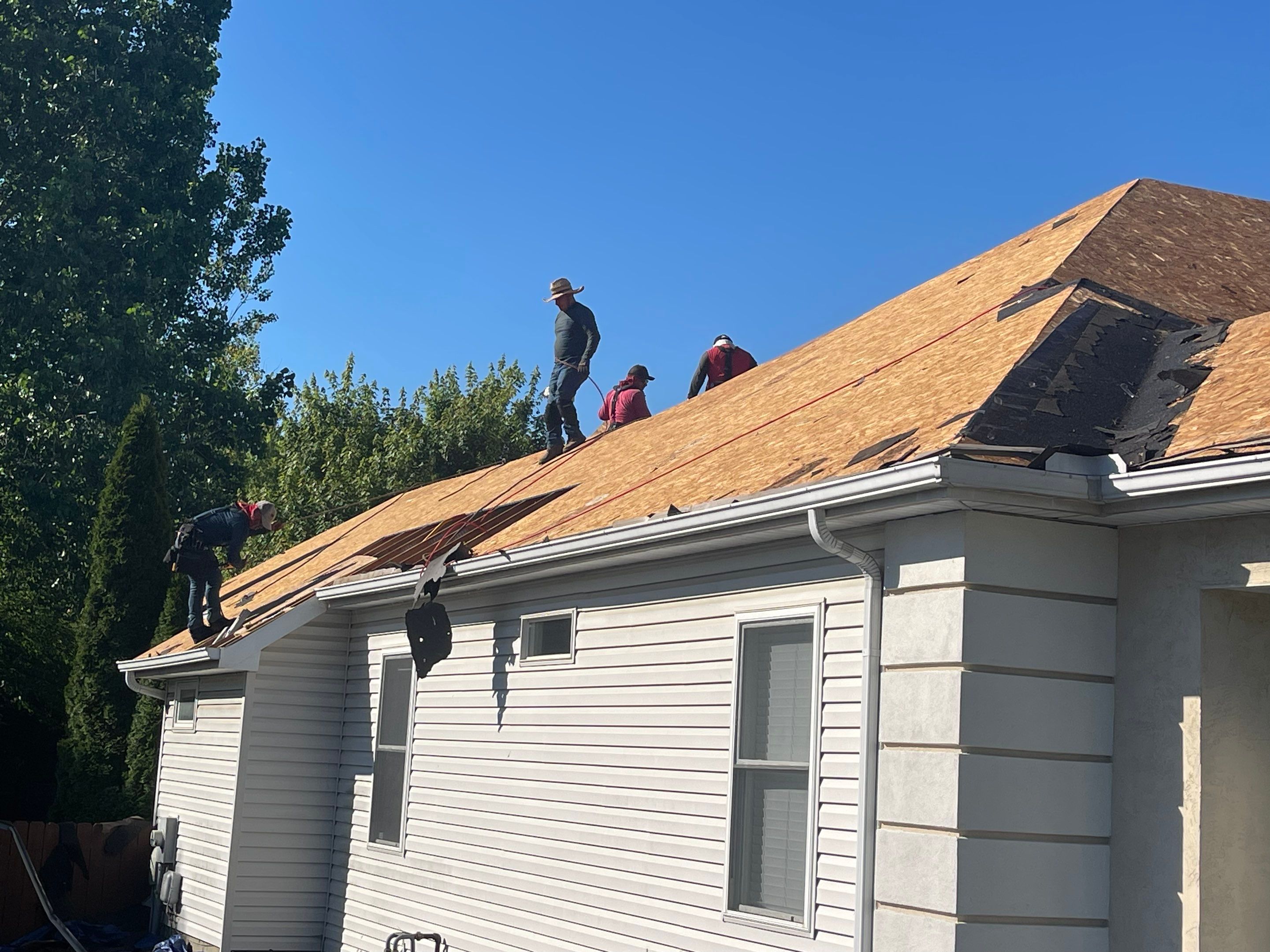 Residential Roofing Installation using IKO dimensional shingles by SOS Home Ohio 