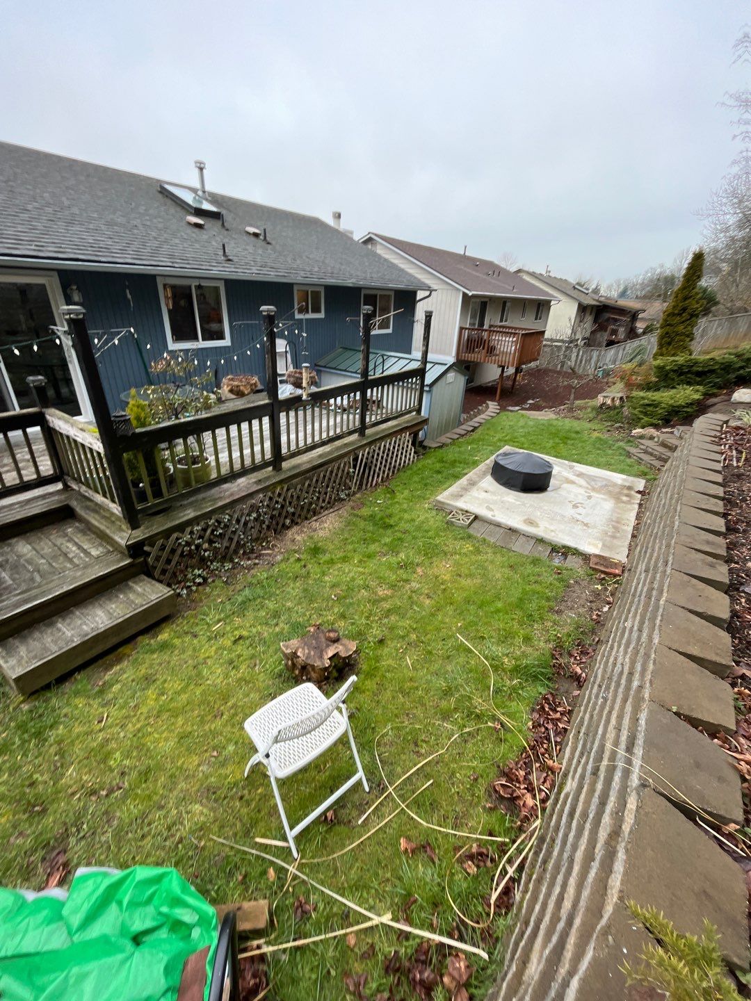 Back Deck in Seattle by Alki deck builders 