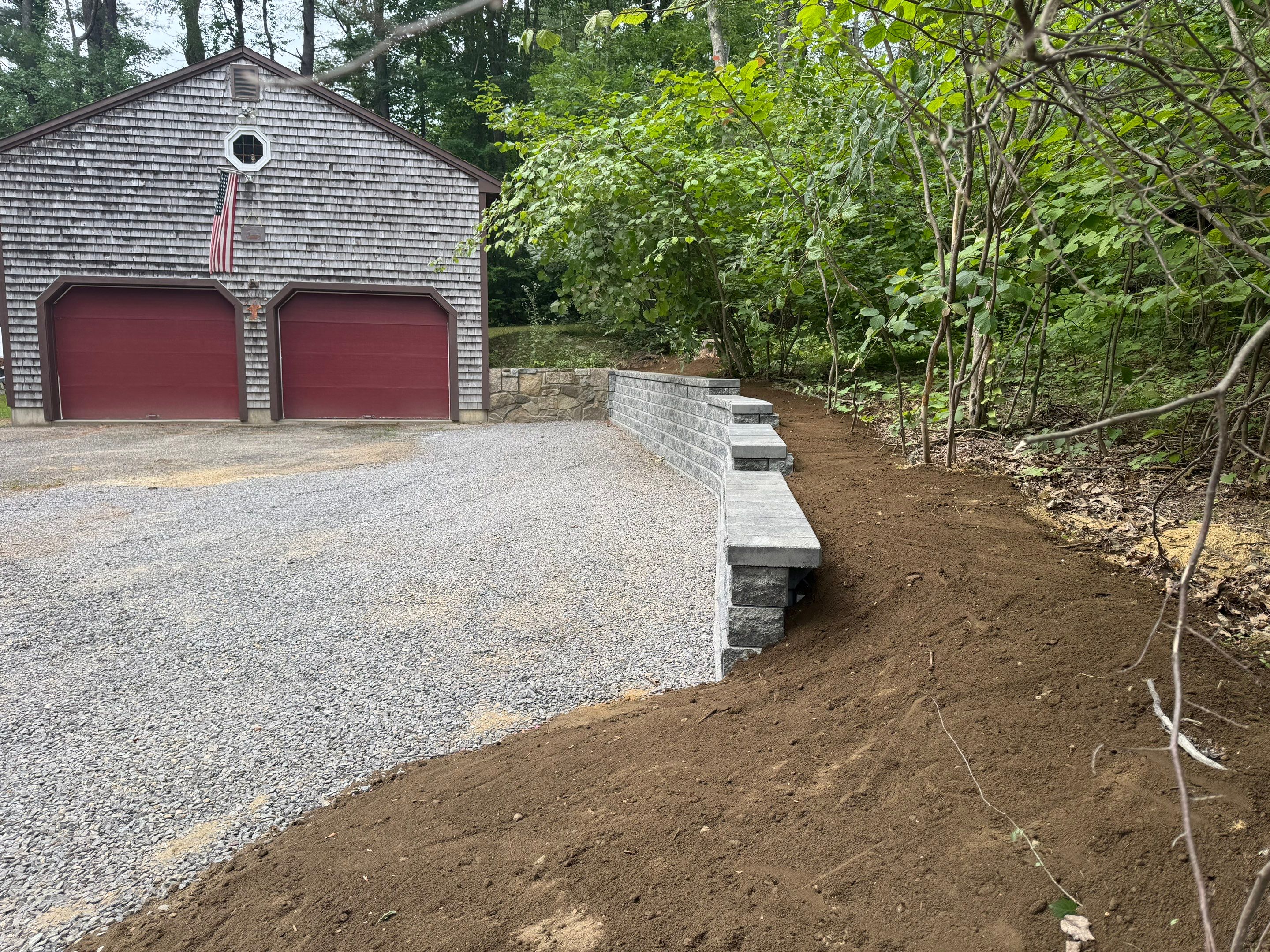 Project in South Berwick by RD outdoor Landscape Services