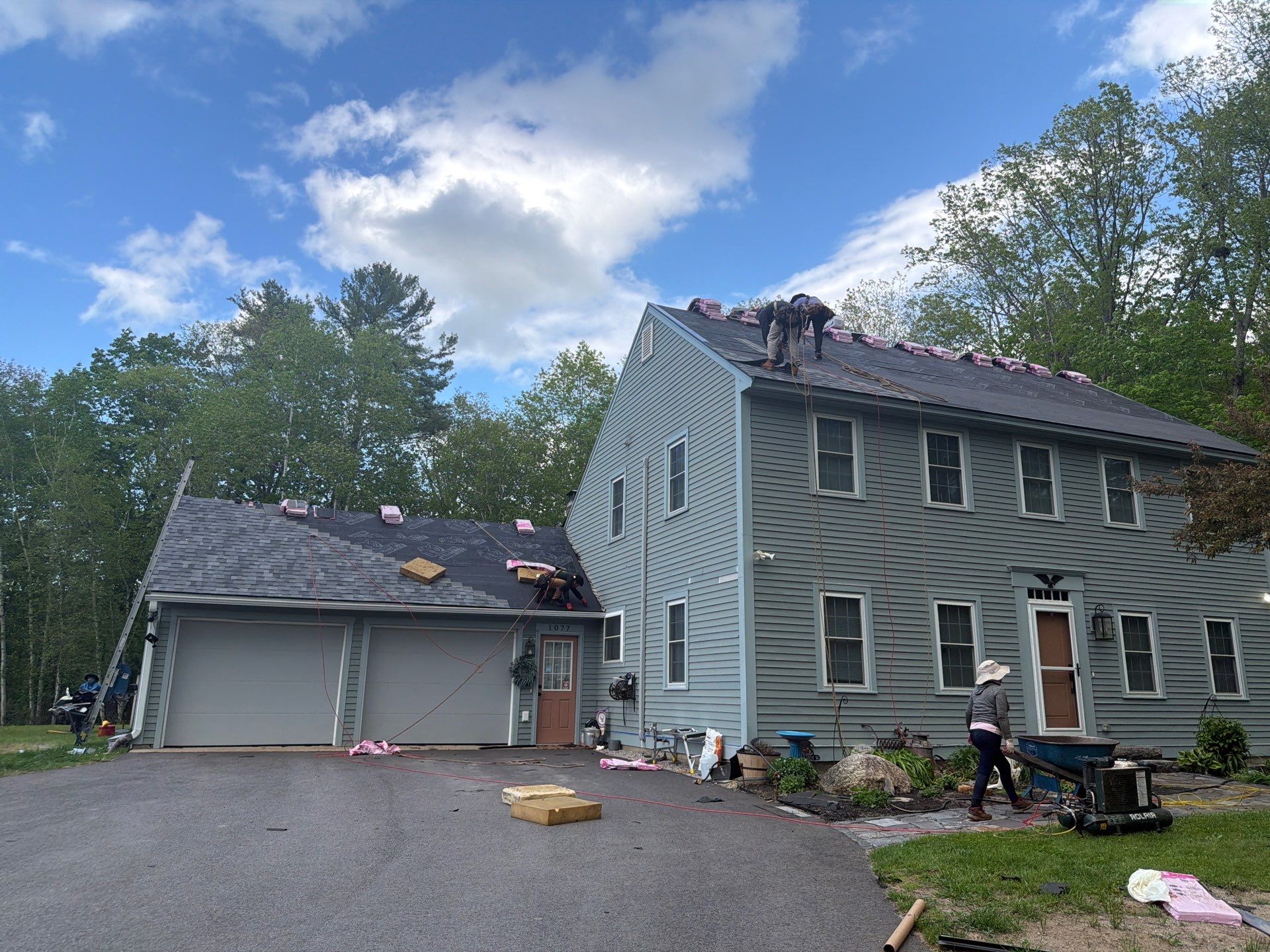 Residential Roof Replacement Using Owens Corning Shingles in Hopkinton, NH by Tall pine roofing