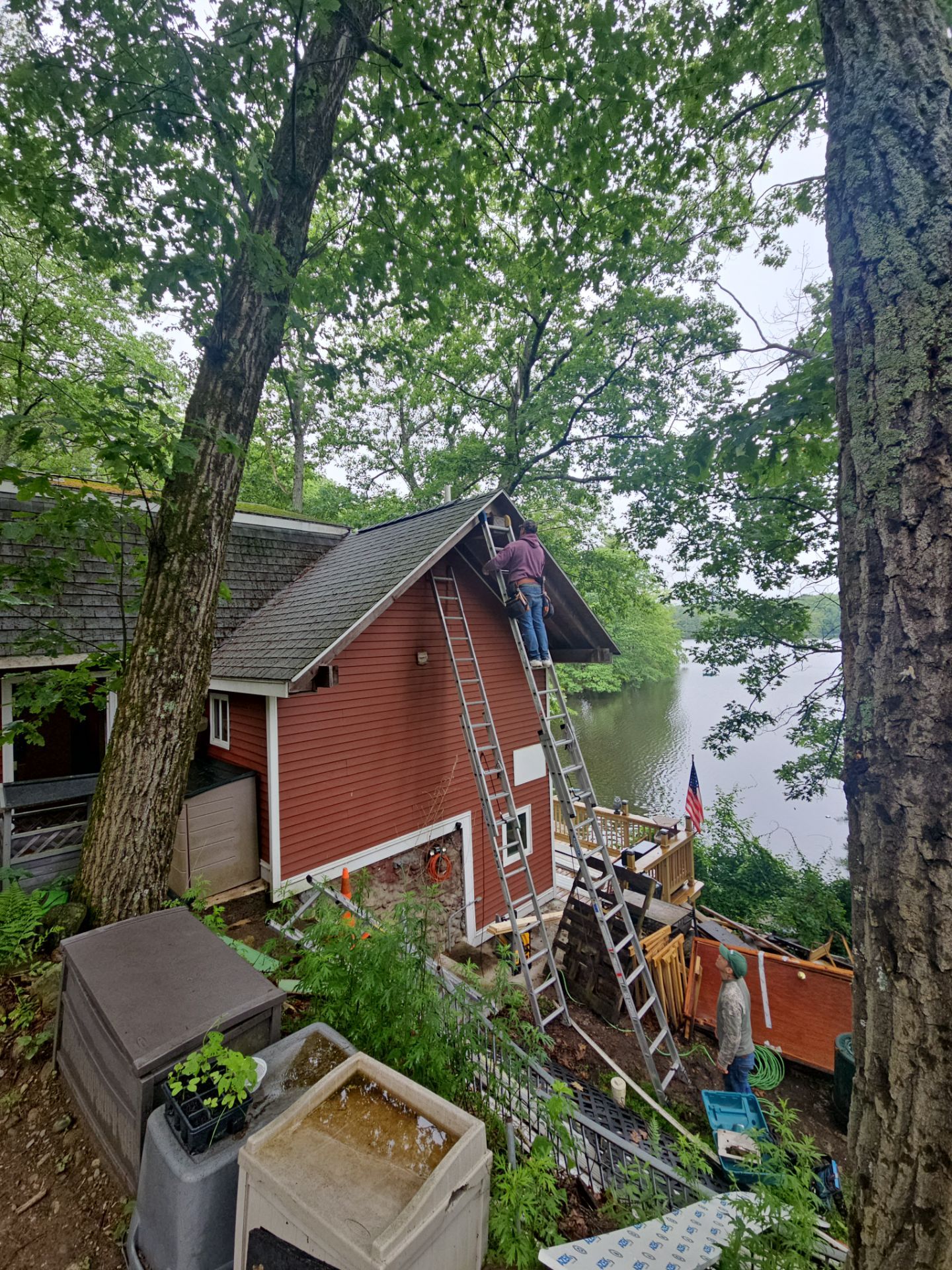 Leak Repair & Roof Wash – Groton, MA by Mighty Dog Roofing of Greater Middlesex County
