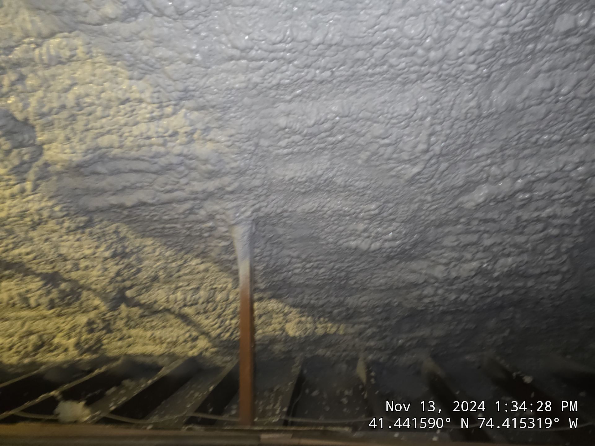 Attic Insulation using open cell spray foam by NYS Foam & Energy