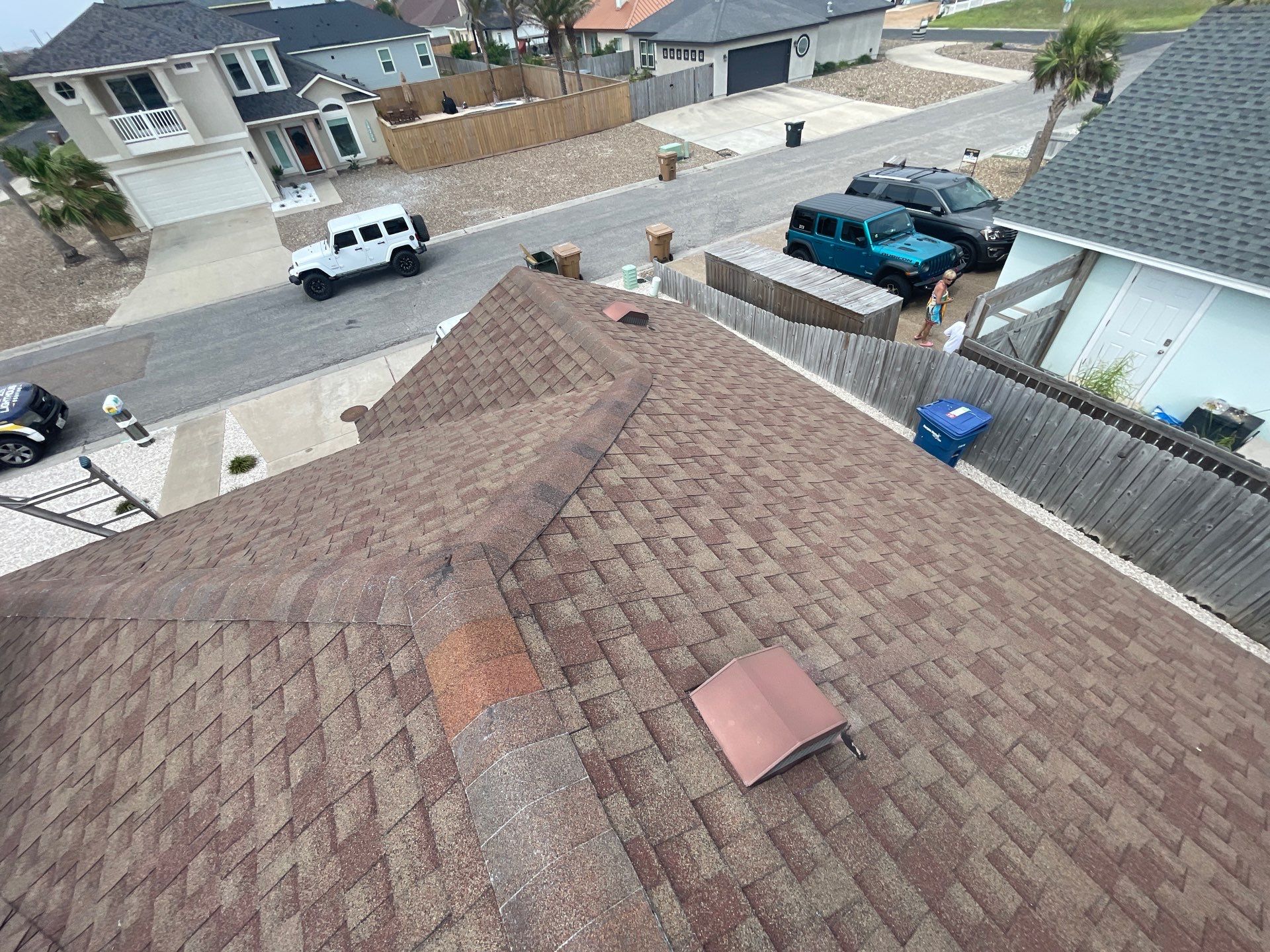 Residential Roofing Installation using GAF HDZ Barkwood by Lighthouse Roofing