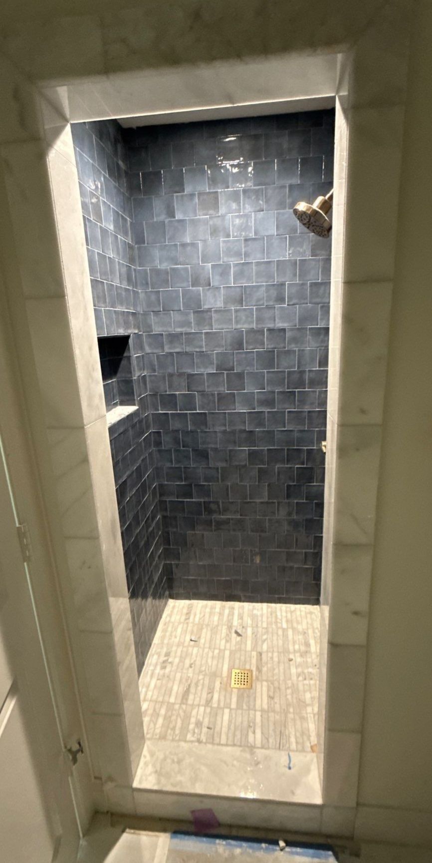 Frameless Shower Install  by Richardson Glass & Mirror