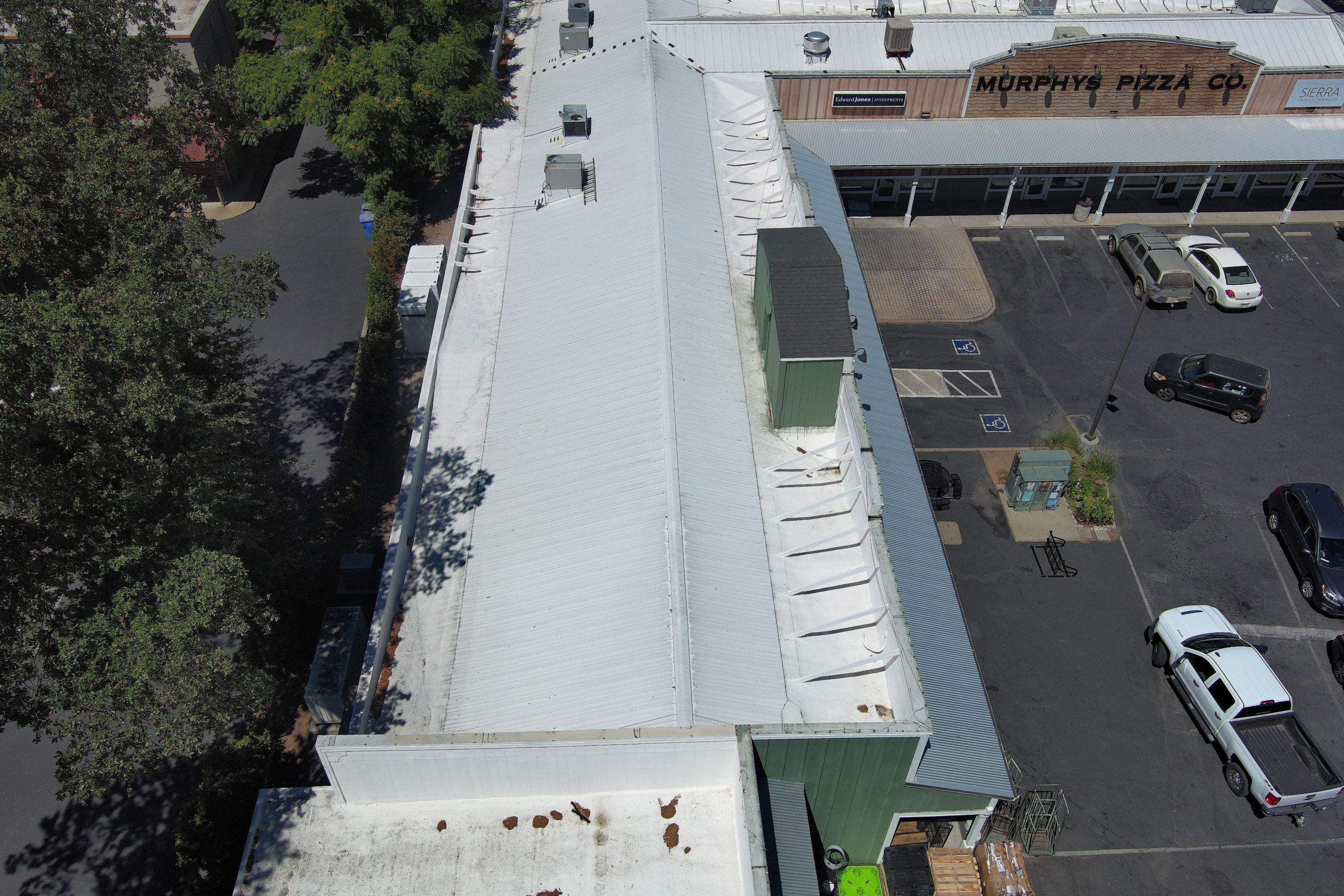 Foam Refurbish using Conklin Benchmark/PUMA XL coatings and spray foam by Straight Edge Roofing Inc
